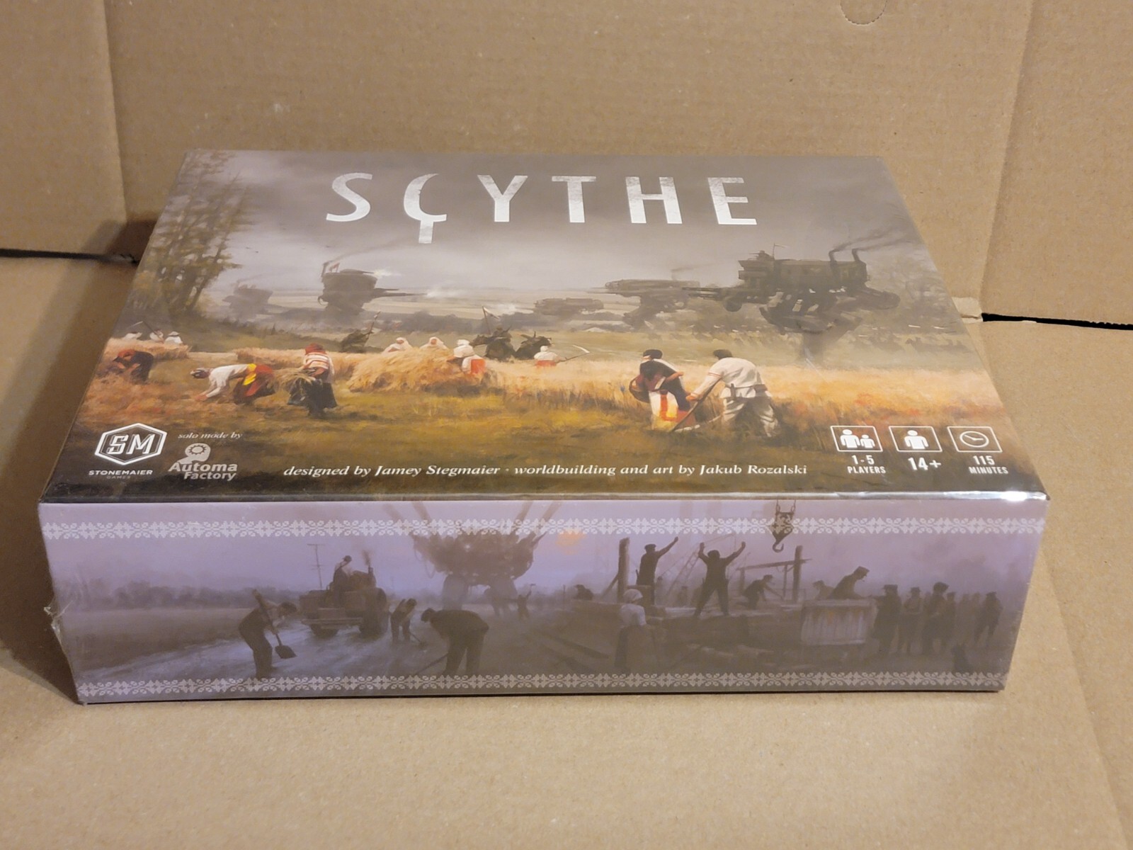 Stonemaier Games Scythe Board Game – STM600 1-5 Players Brand New Sealed