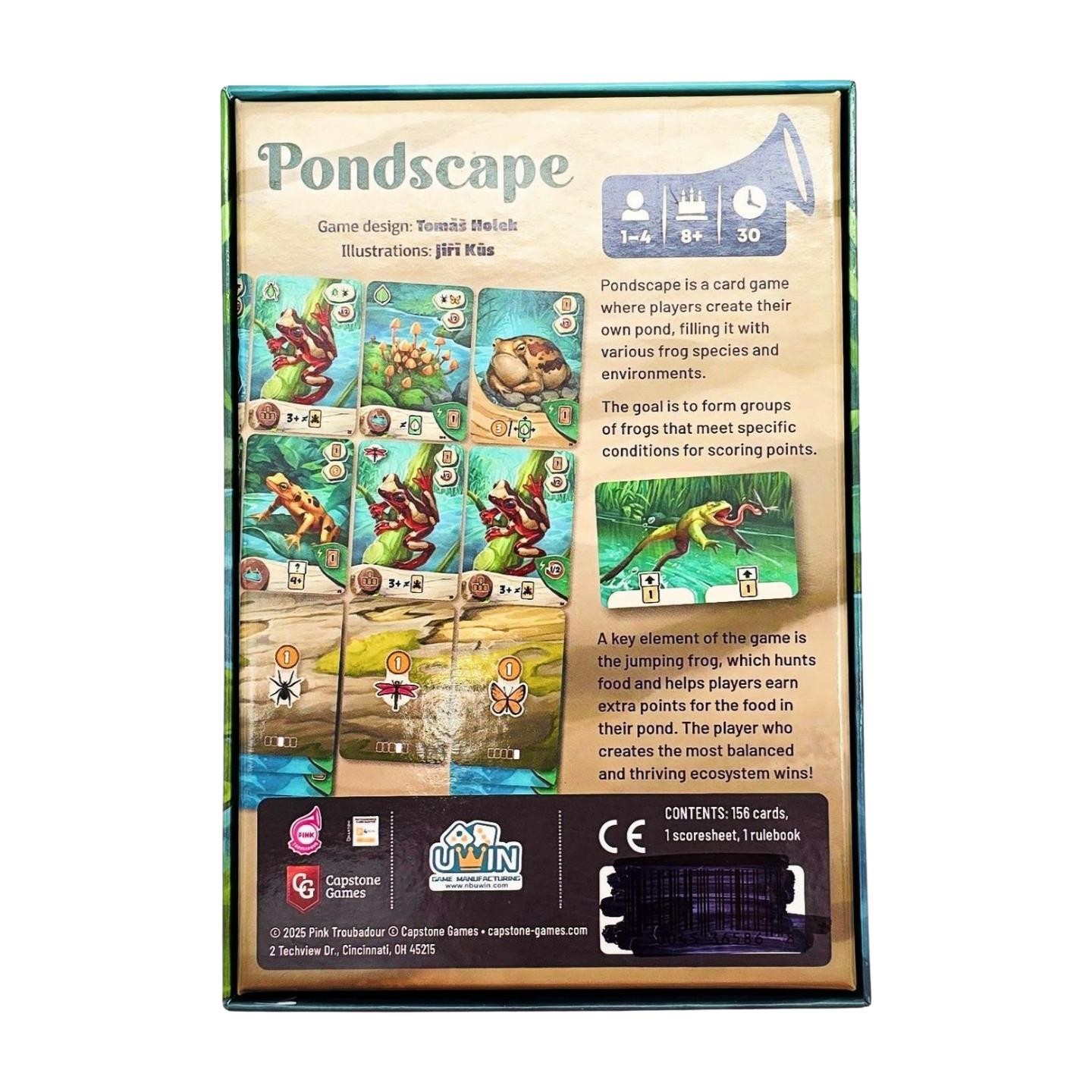 Pondscape + Wooden Frog Promo by Capstone Games – SEALED
