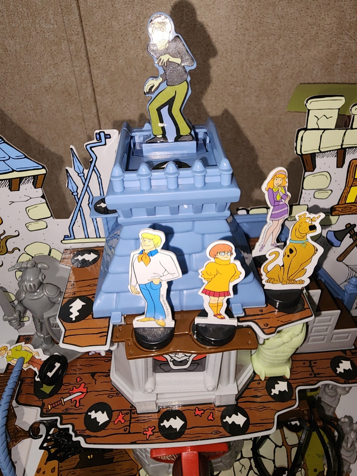 Scooby-Doo Haunted House 3D Board Game – 2011 Pressman – 100 % Complete