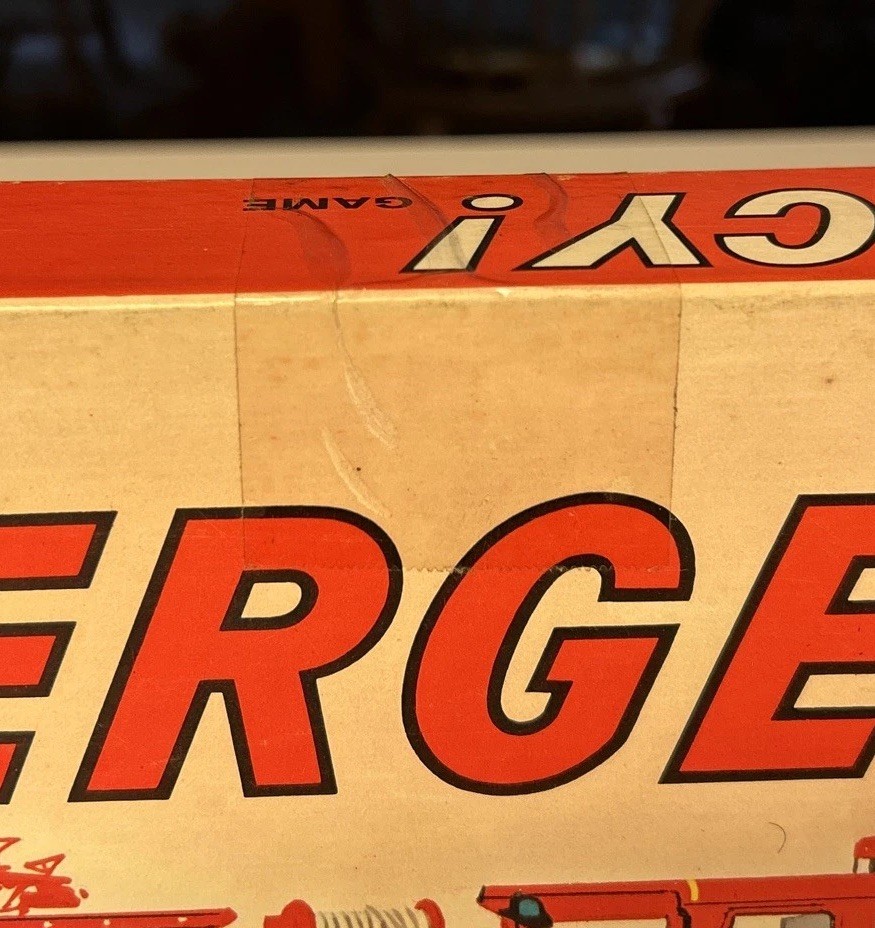 Vintage 1973 Milton Bradley The Emergency! Board Game Incomplete