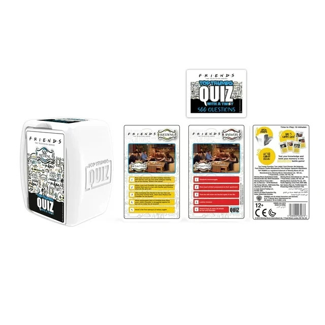 FRIENDS Top Trumps Quiz Game with a Twist (500 Questions to Test Your Knowledge)