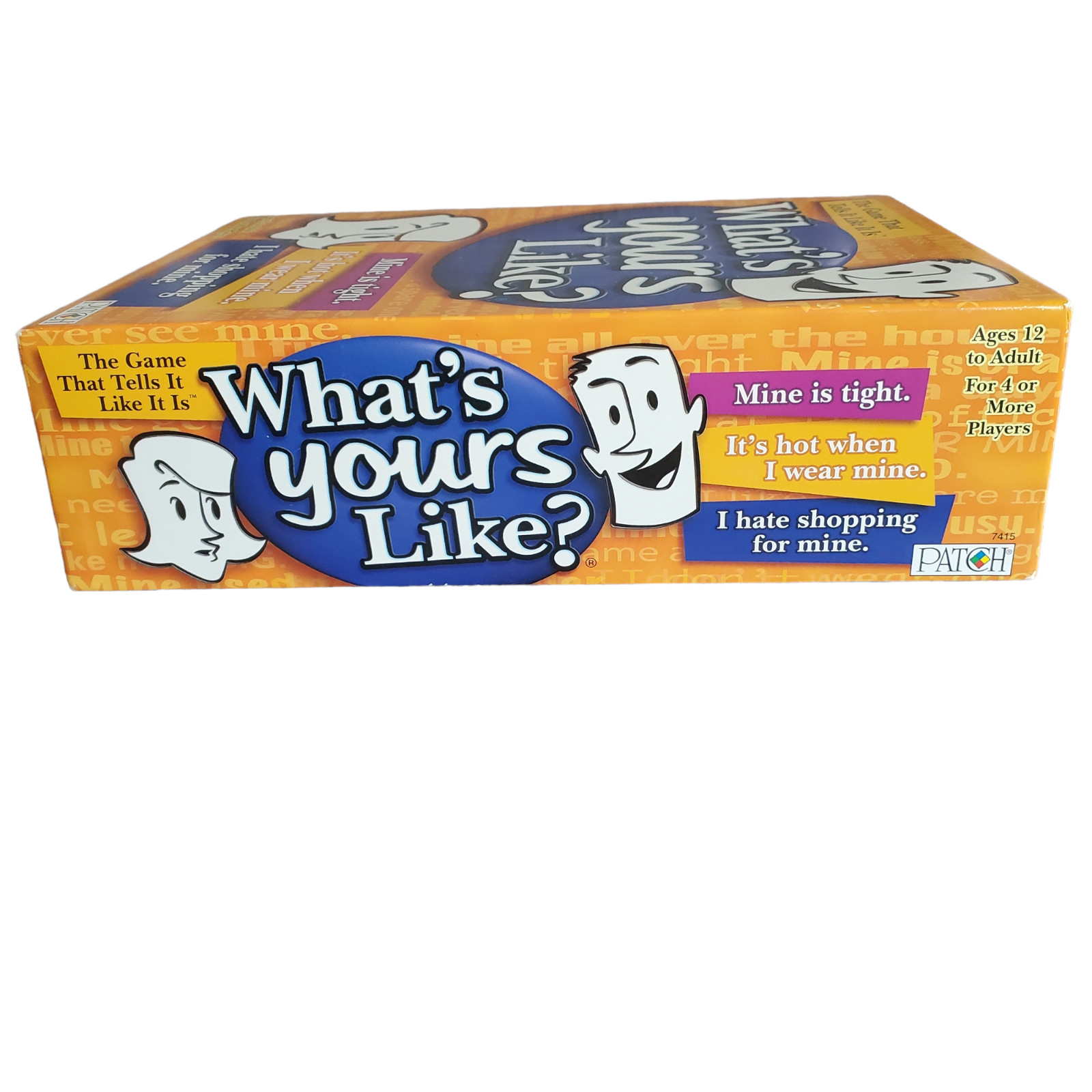 WHAT’S YOURS LIKE? Patch Family & Party Board Card Guessing Game – Complete