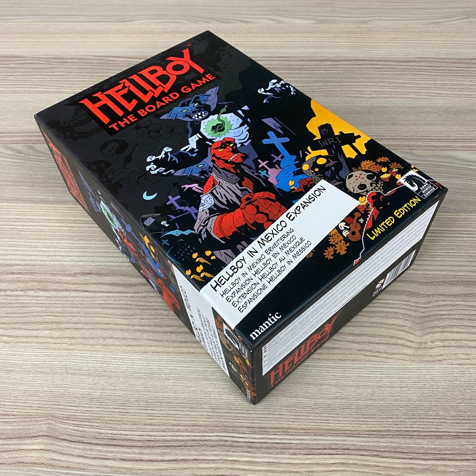 HELLBOY IN MEXICO EXPANSION HELLBOY THE BOARD GAME LIMITED EDITION MANTIC
