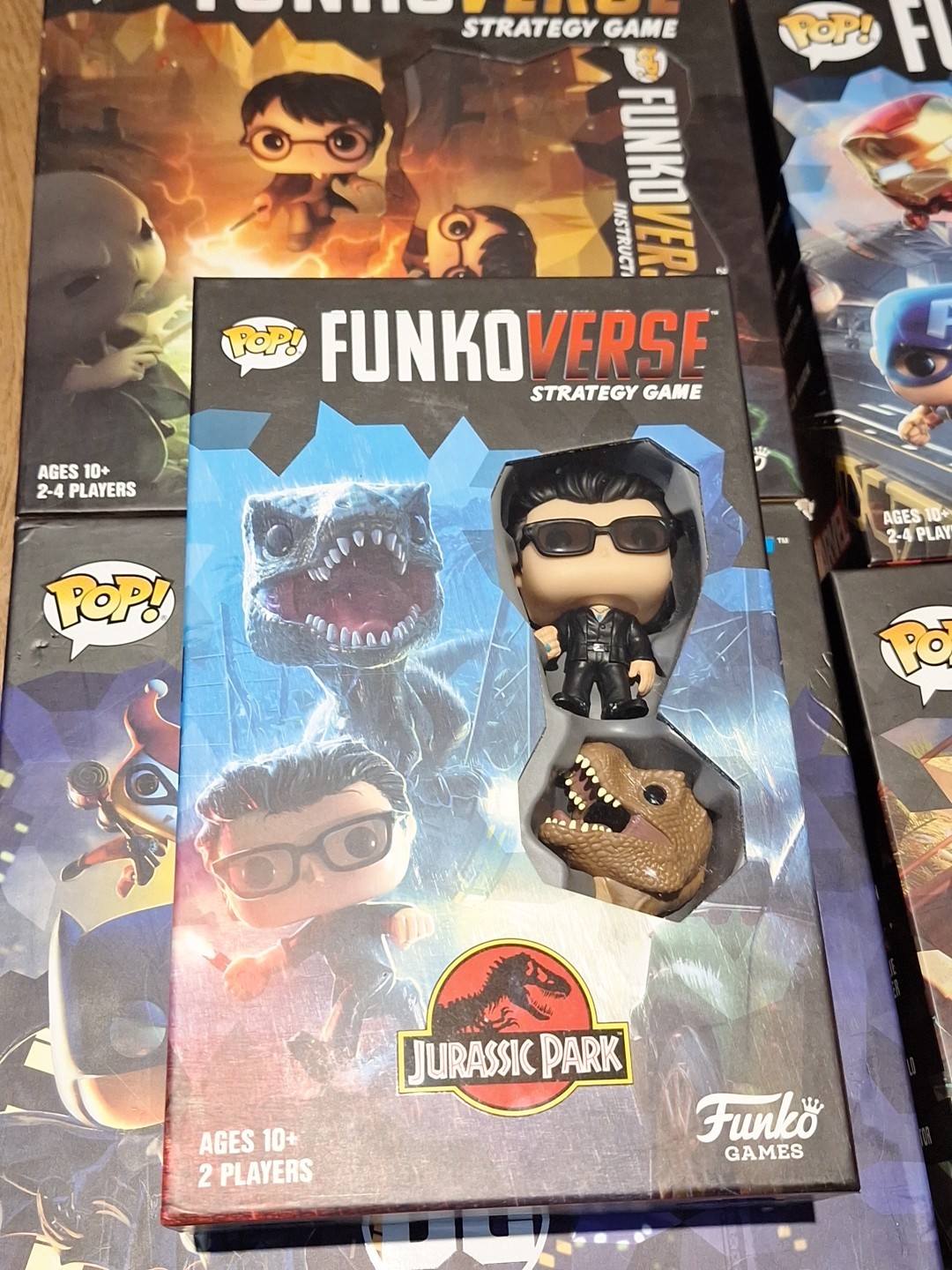 Funko Funkoverse Strategy Game Lot Harry Potter Jurassic Park DC Marvel