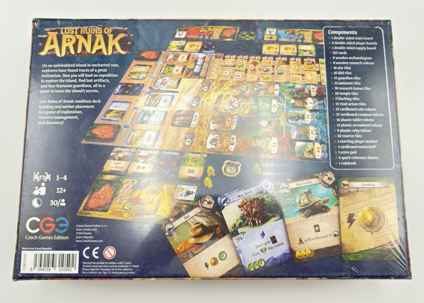 Lost Ruins of Arnak Board Game CGE Czech Games Edition New in Box; Ships free!