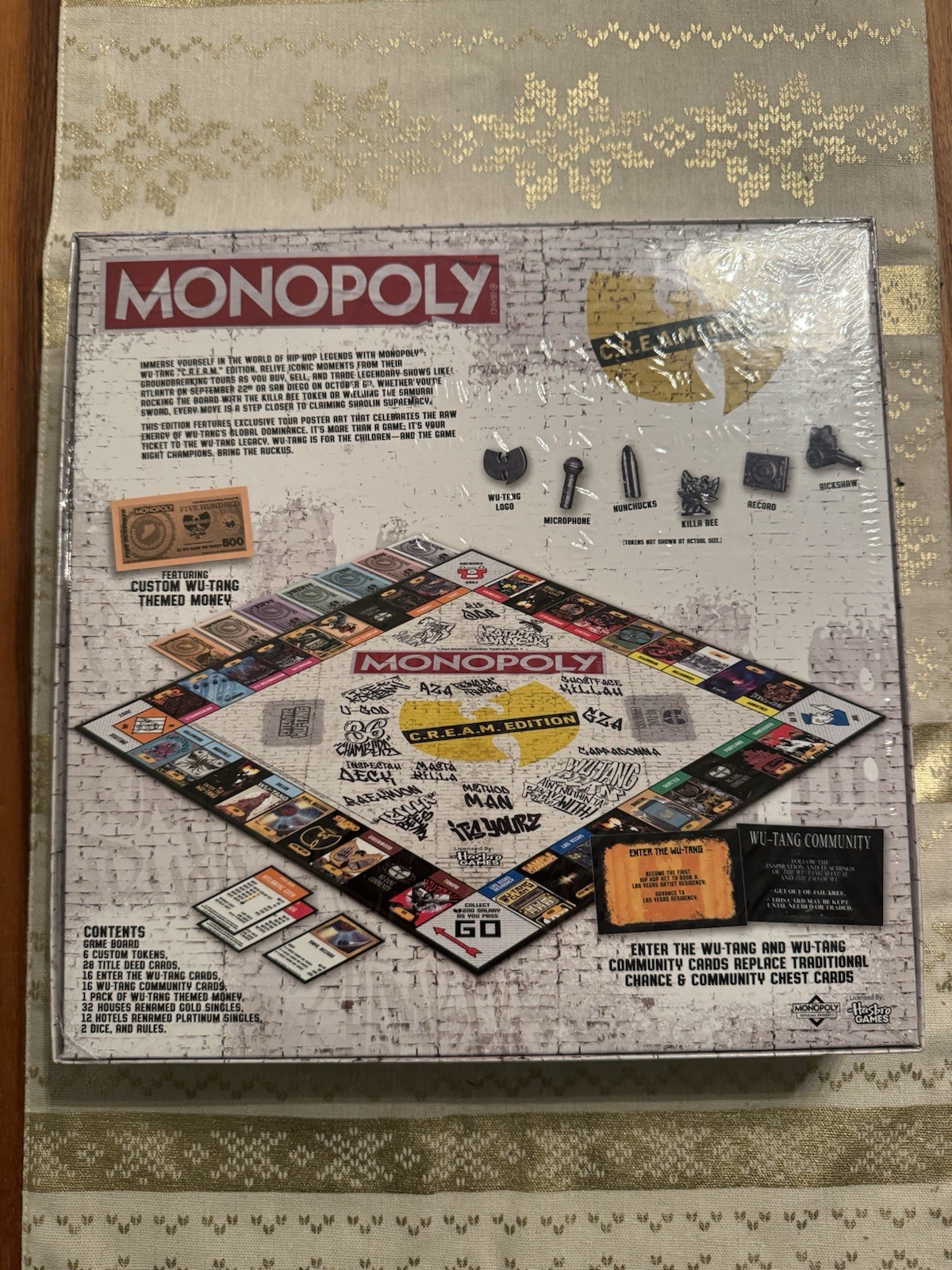 Sealed LIMITED EDITION Wu Tang Clan Official Monopoly Board Game IN HAND