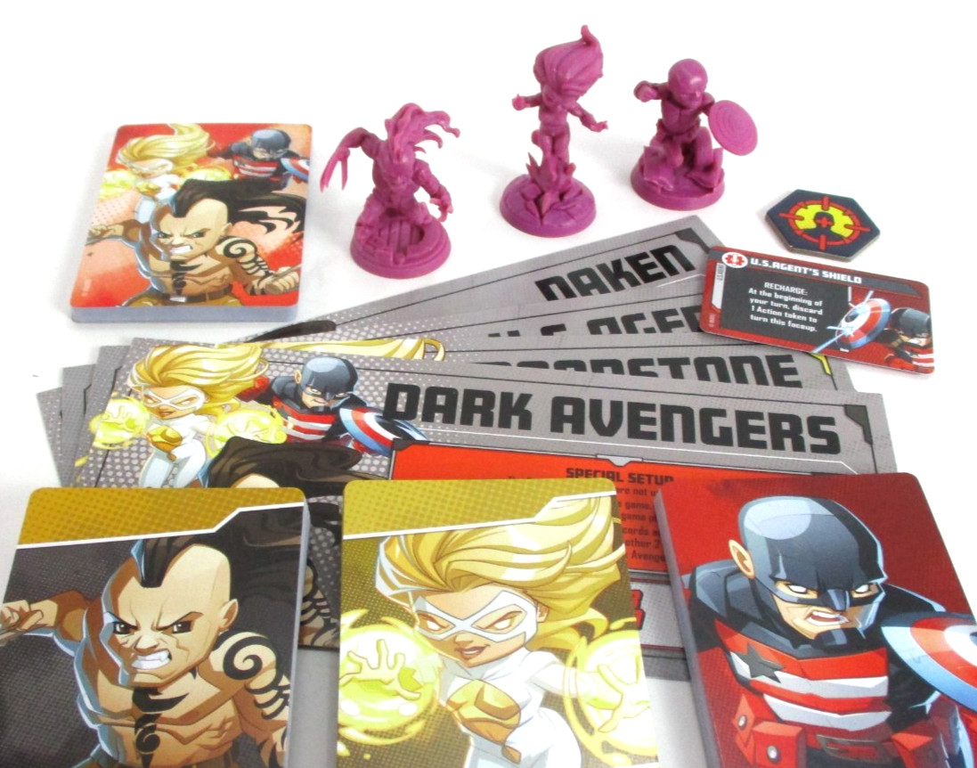 MARVEL UNITED: Multiverse DARK AVENGERS Minis & Cards NEW!!