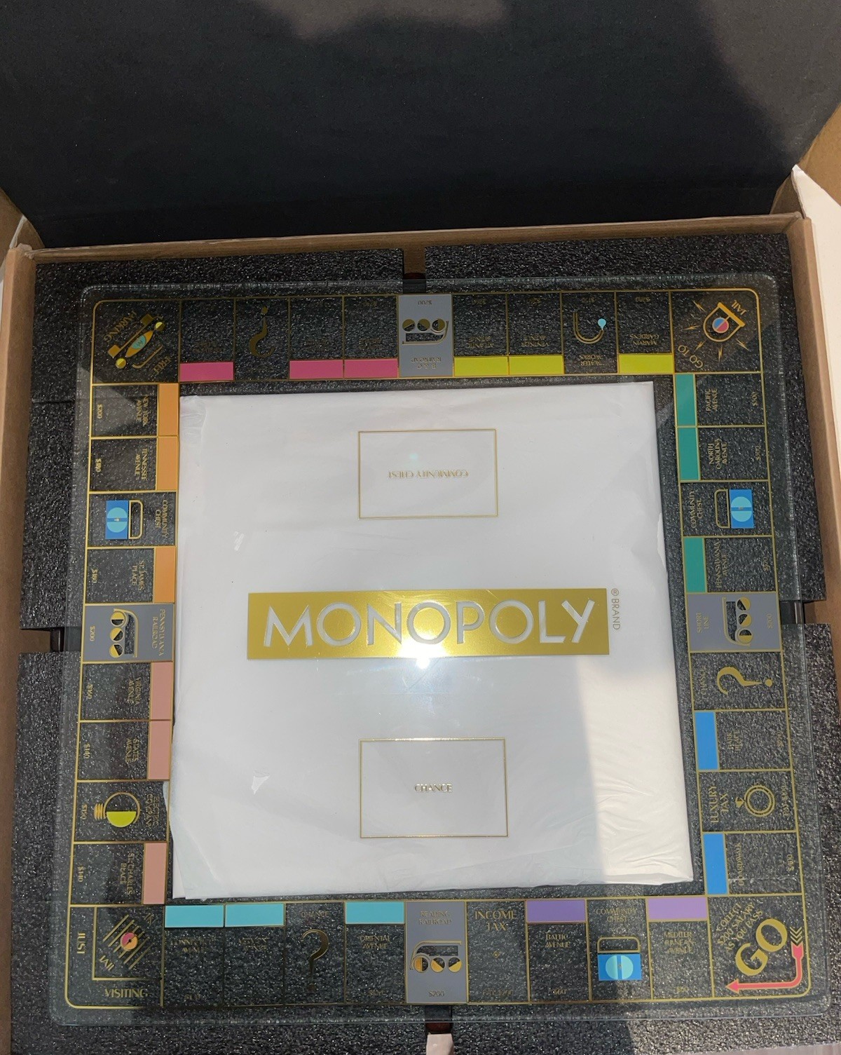 Monopoly – Prisma Glass Edition by W.S. Game Company Board Game – New & NICE