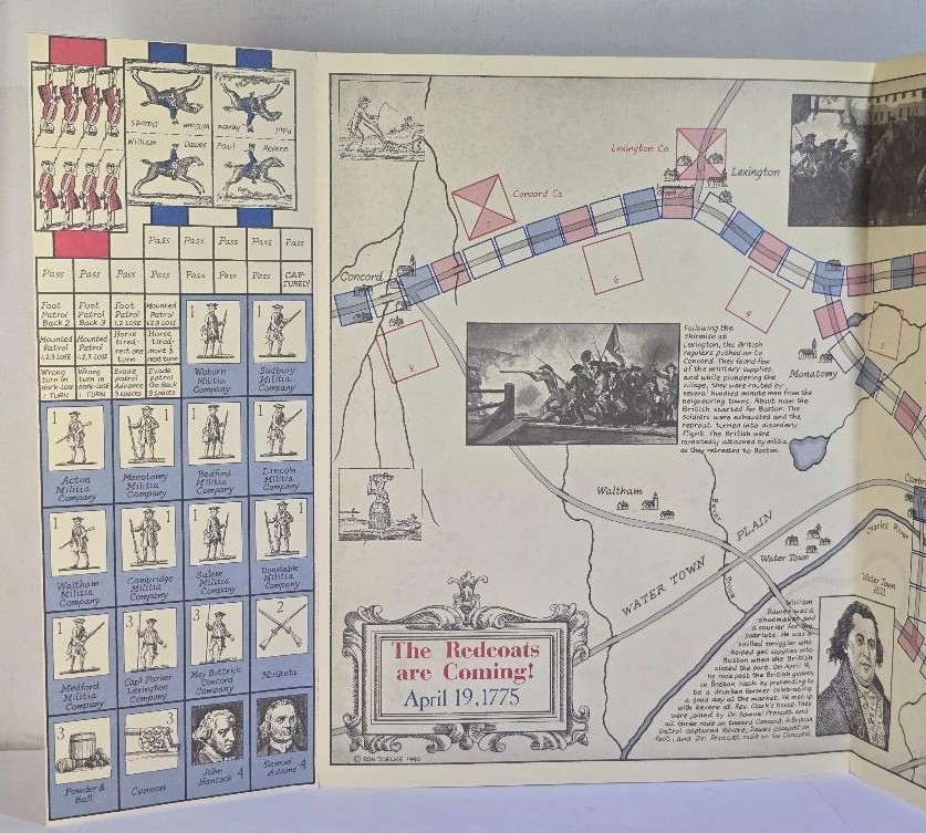 Chatham Hill Games American Revolution Wargame Redcoats Coming COMPLETE UNCUT