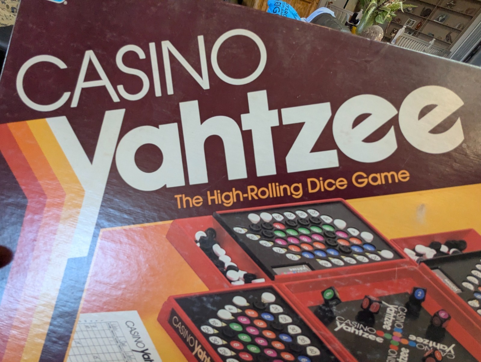 CASINO YAHTZEE Board Game 100% COMPLETE 1986 VINTAGE