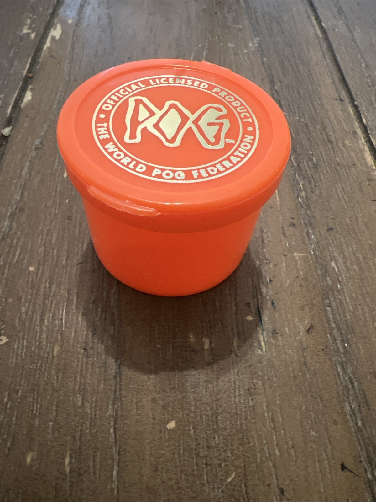POG Officially Licensed Milkcap Container Never Used Small Size Various Colors