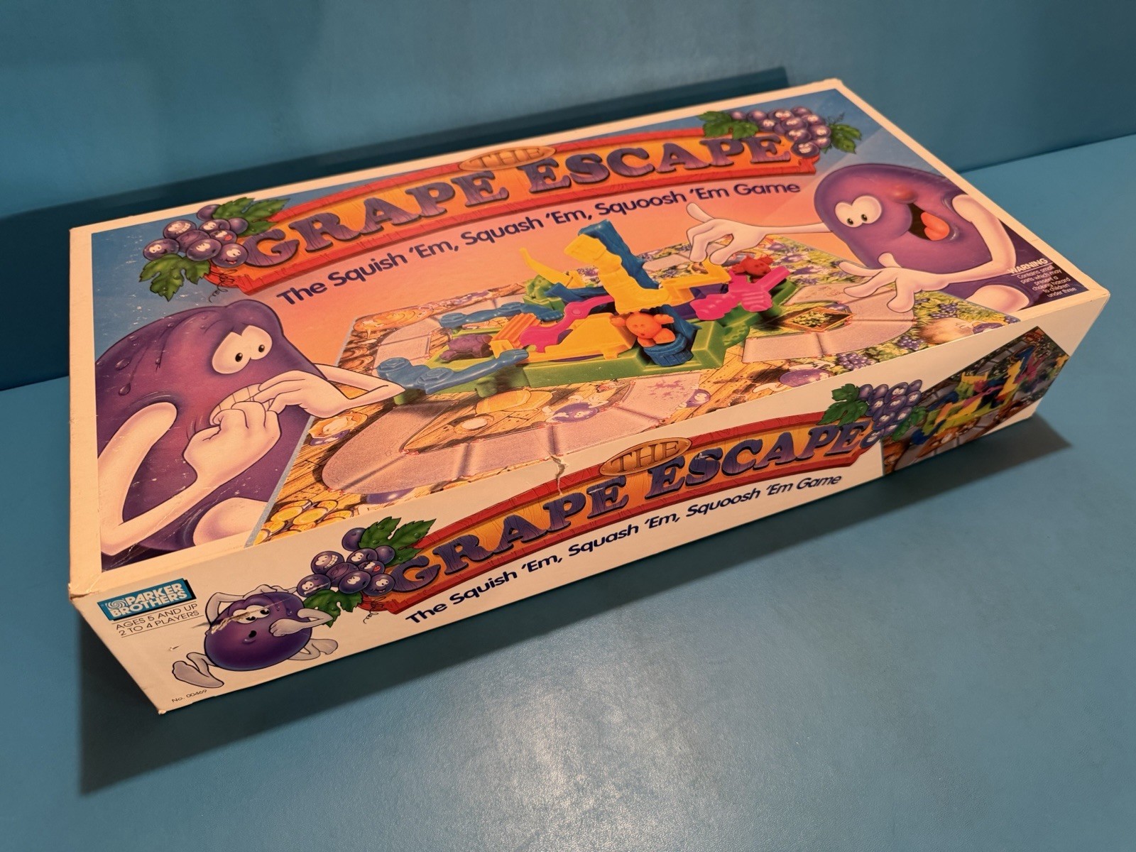 VINTAGE The Grape Escape Game COMPLETE NO DOUGH Parker Brothers 1992 90’s Kids