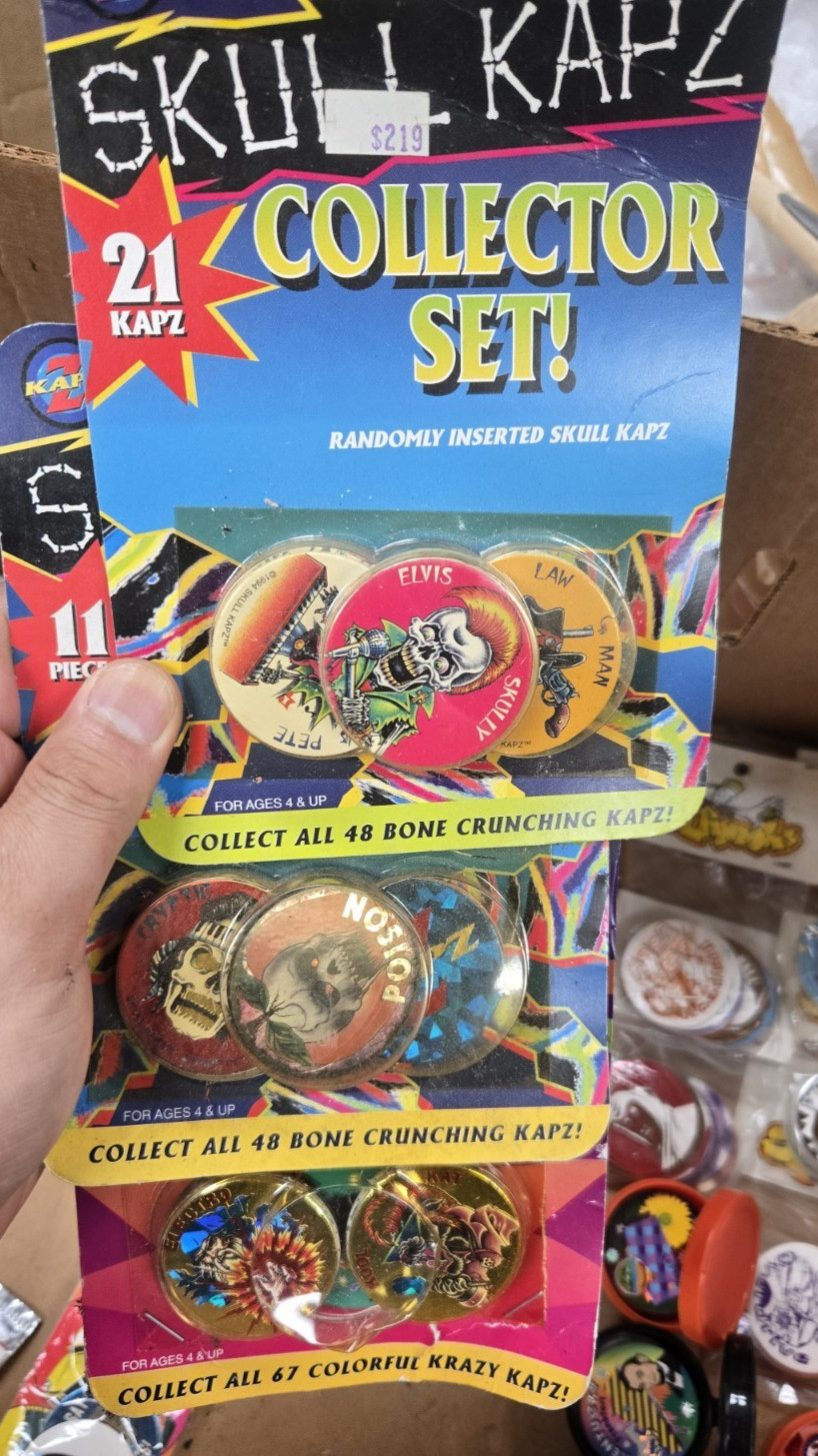 Vintage POG Milk Caps Slammerz Lot 20 Sealed Packs Made in USA 1 Slammer 4 Caps