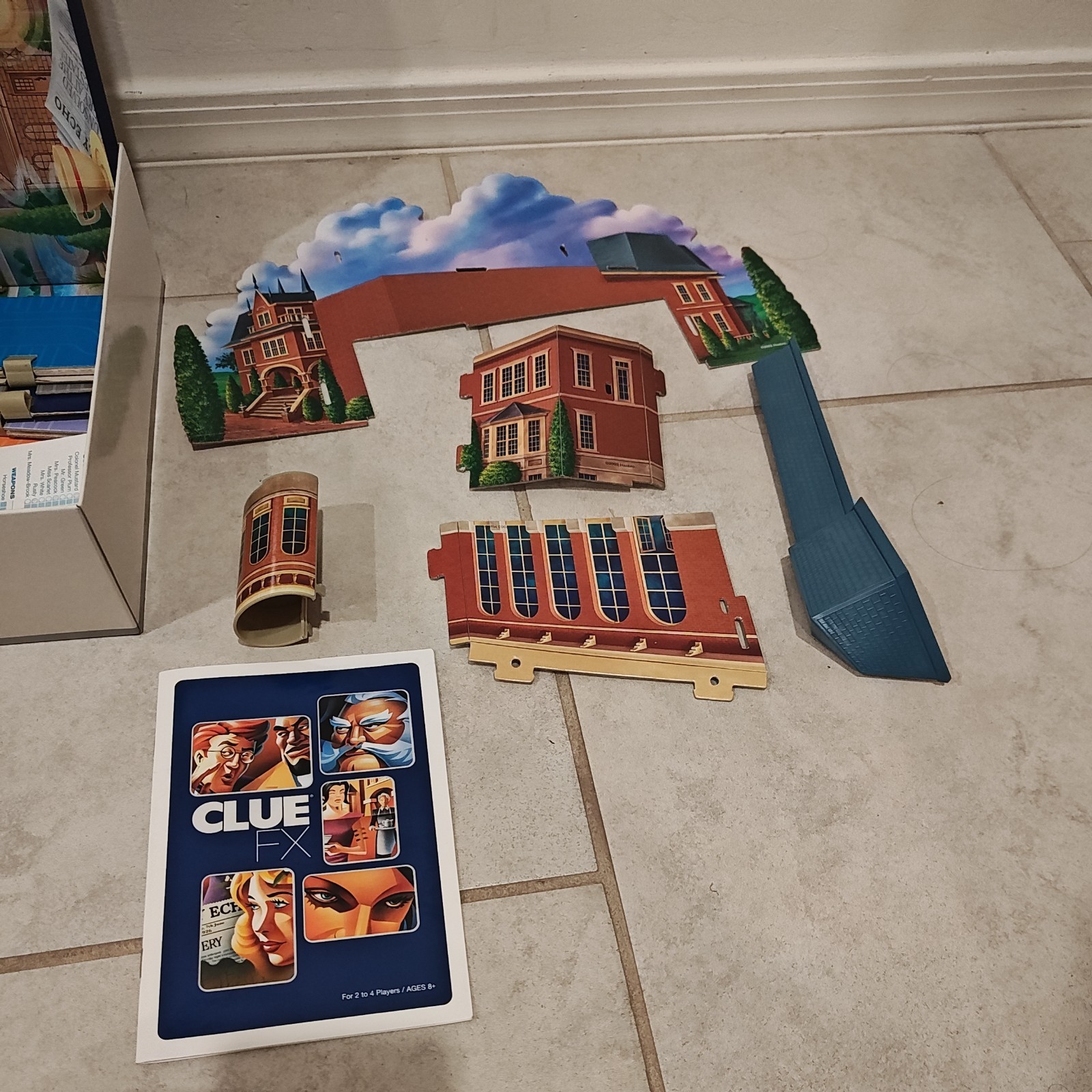 Clue FX Parker Brothers 2003 Electronic Board Game Detective Complete & Tested