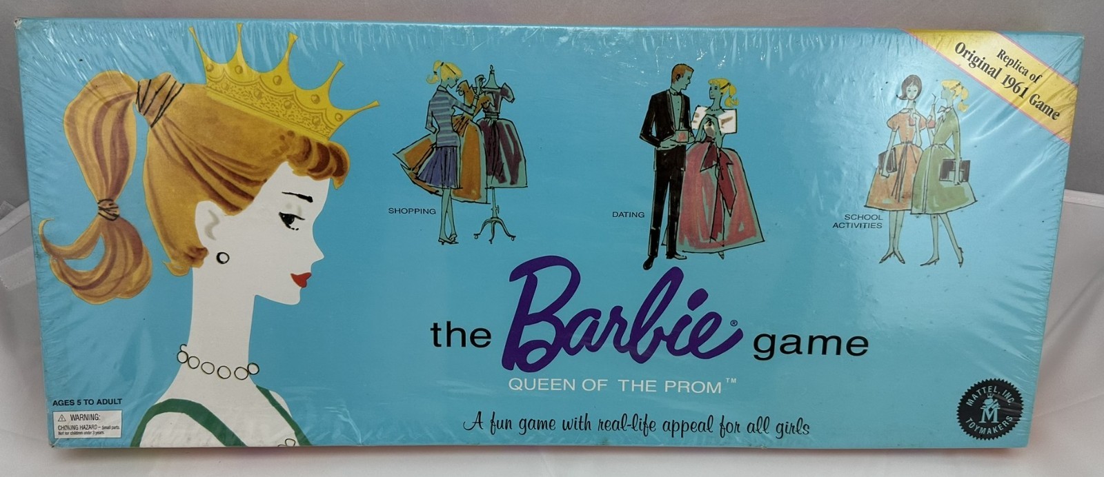 1995 Barbie Queen of the Prom Game by Mattel Brand New Sealed FREE SHIPPING