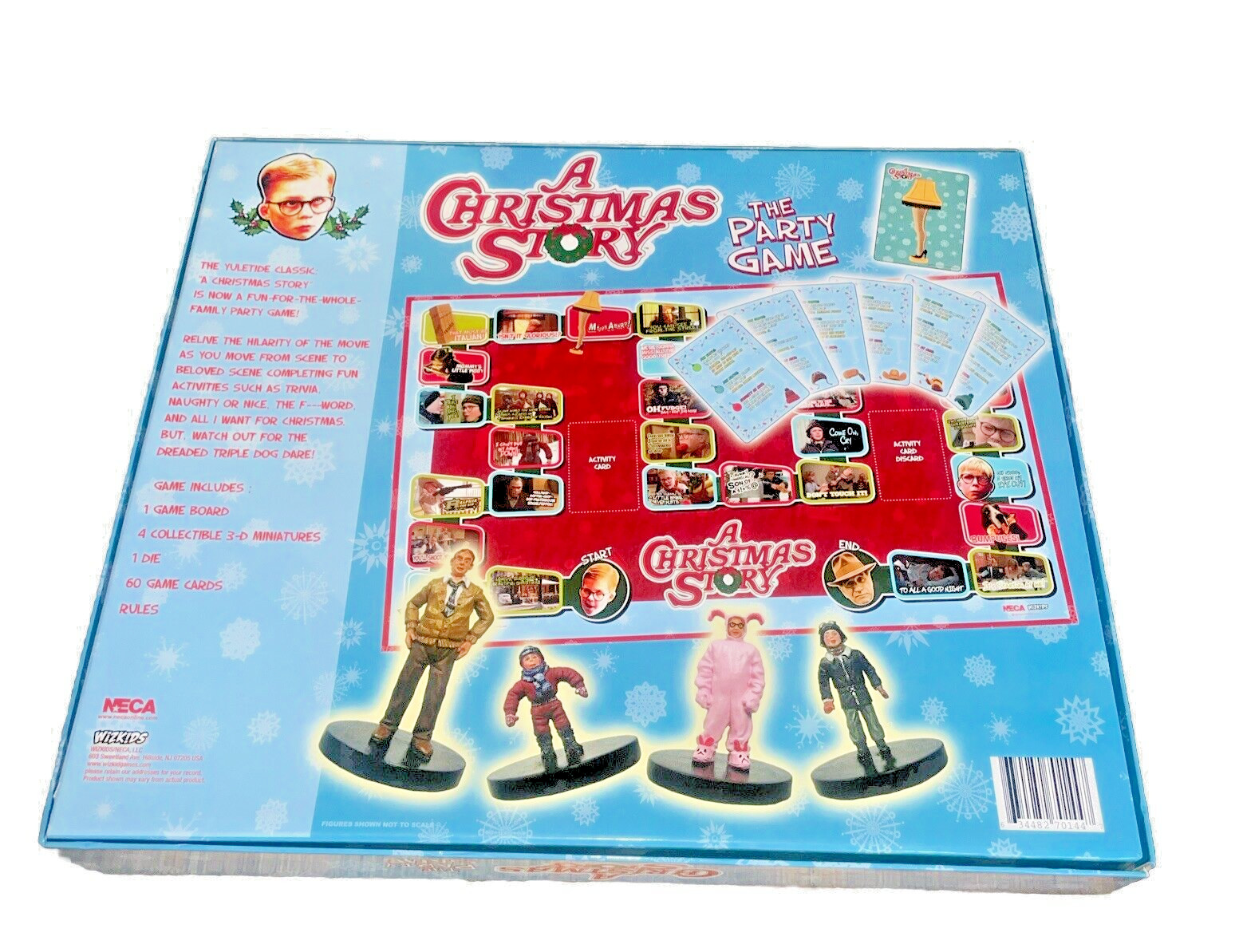 Warner Bros Christmas Story The Party Game NECA Wiz Kids Open Box Complete READ*