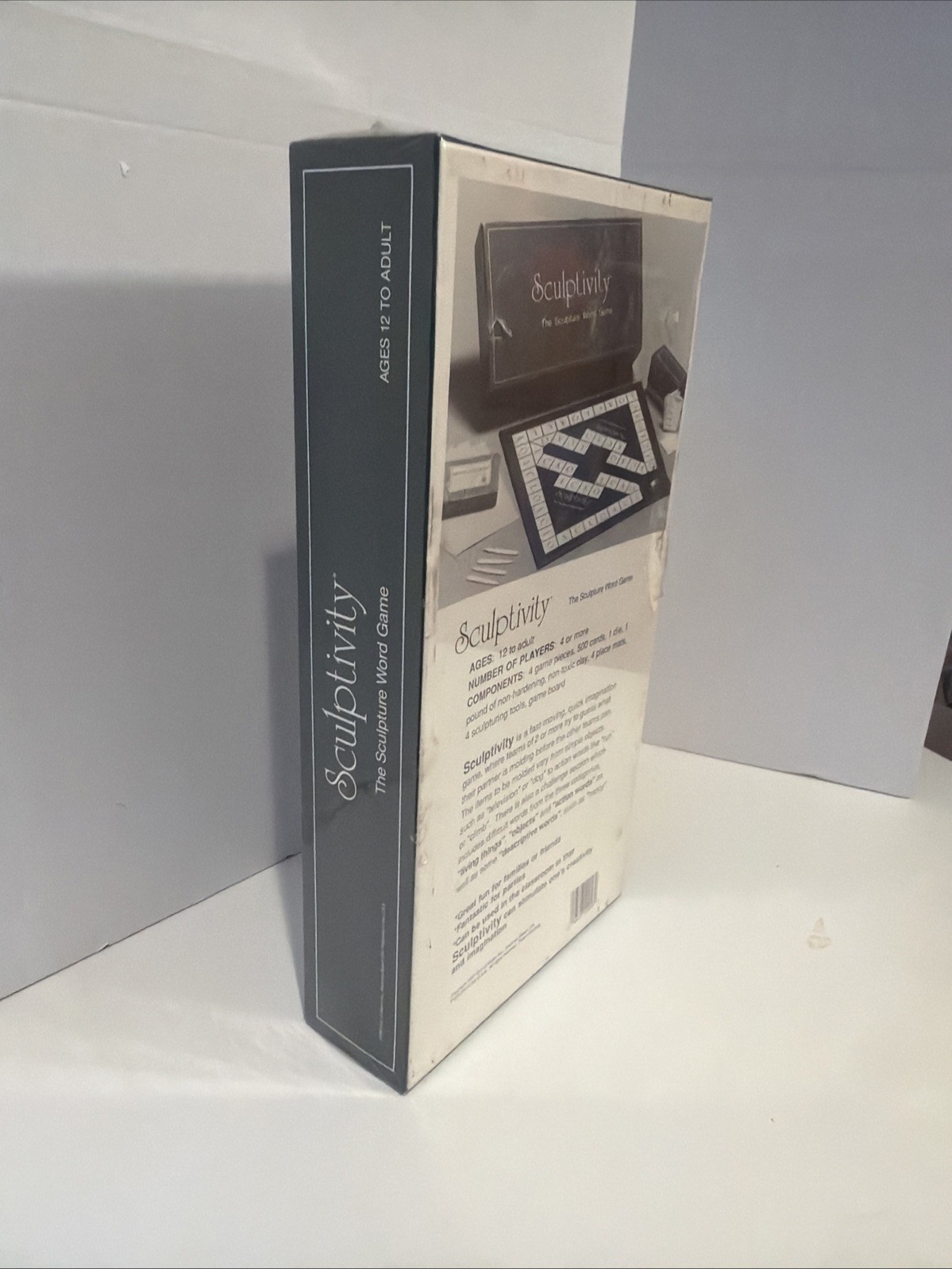 Sculptivity The Sculpture Word Game Clay Board Game New Sealed Vintage 1987