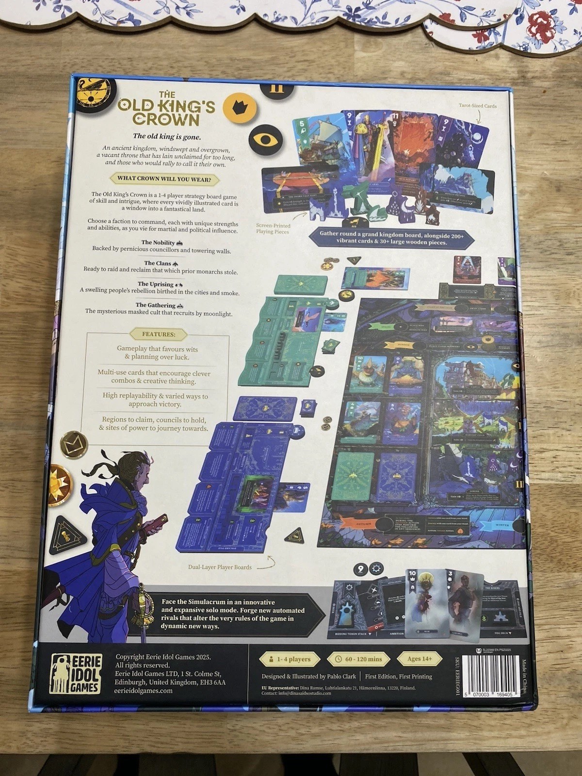 Old Kings Crown Board Game First Printing