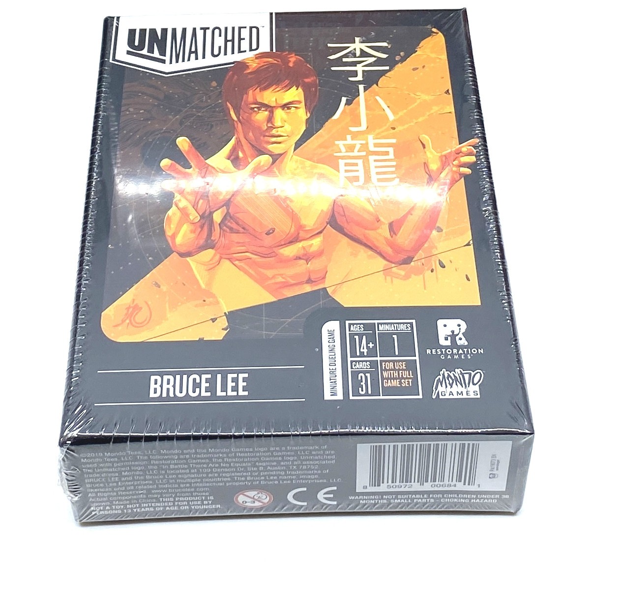 NEW SEALED Unmatched Bruce Lee Board Card Game Mondo Restoration Games Expansion