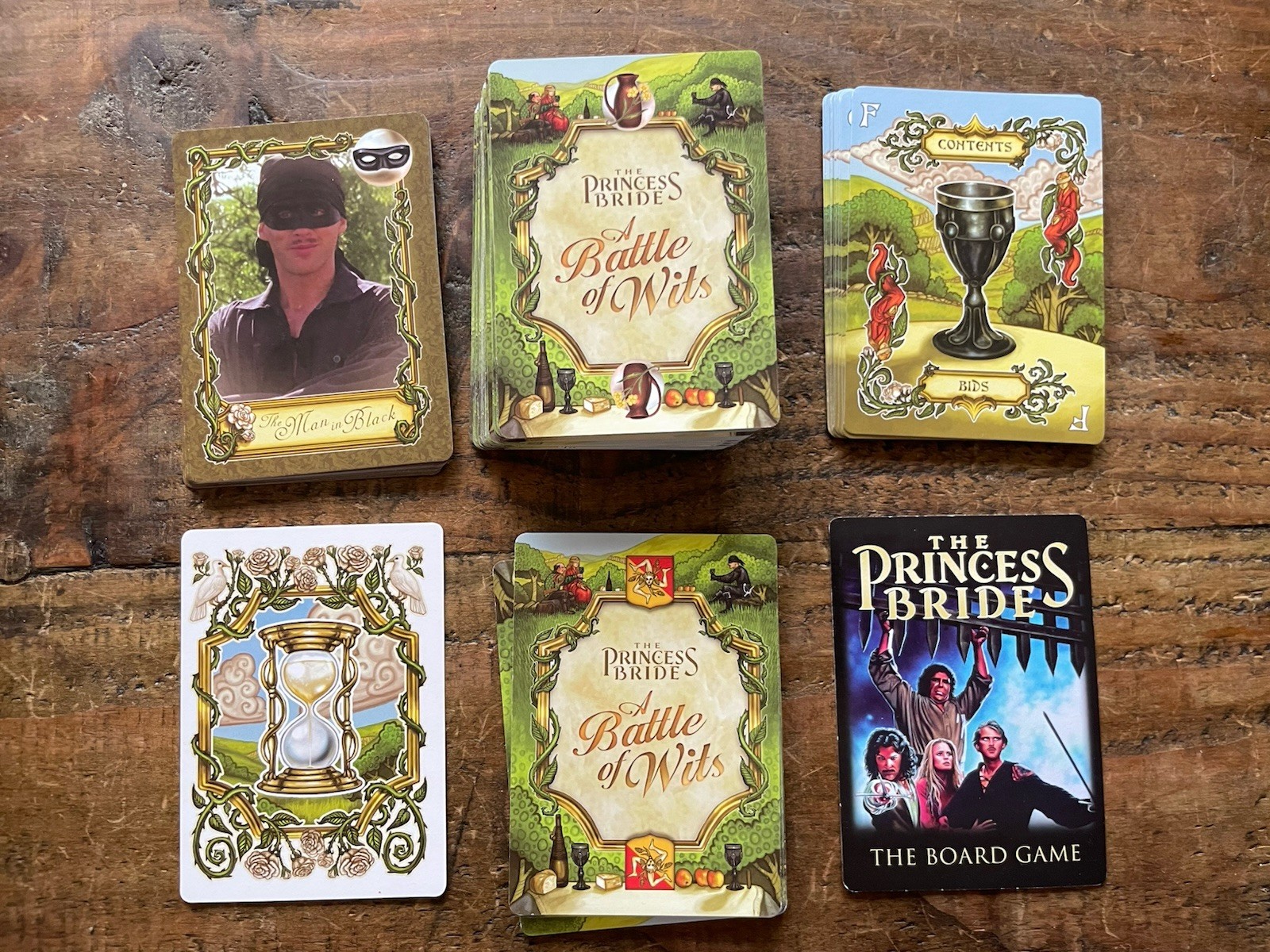The Princess Bride: Battle of Wits Card Game. 1st Edition Game Salute Complete