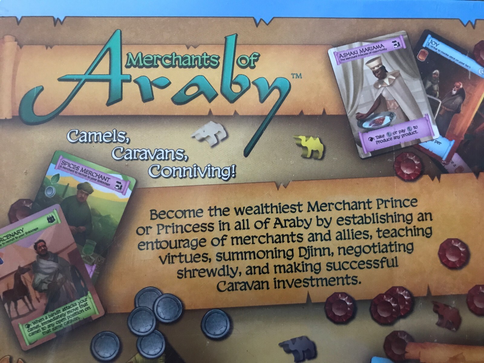 Merchants of Araby Board Game by Daily Magic Games NEW IN BOX 2016