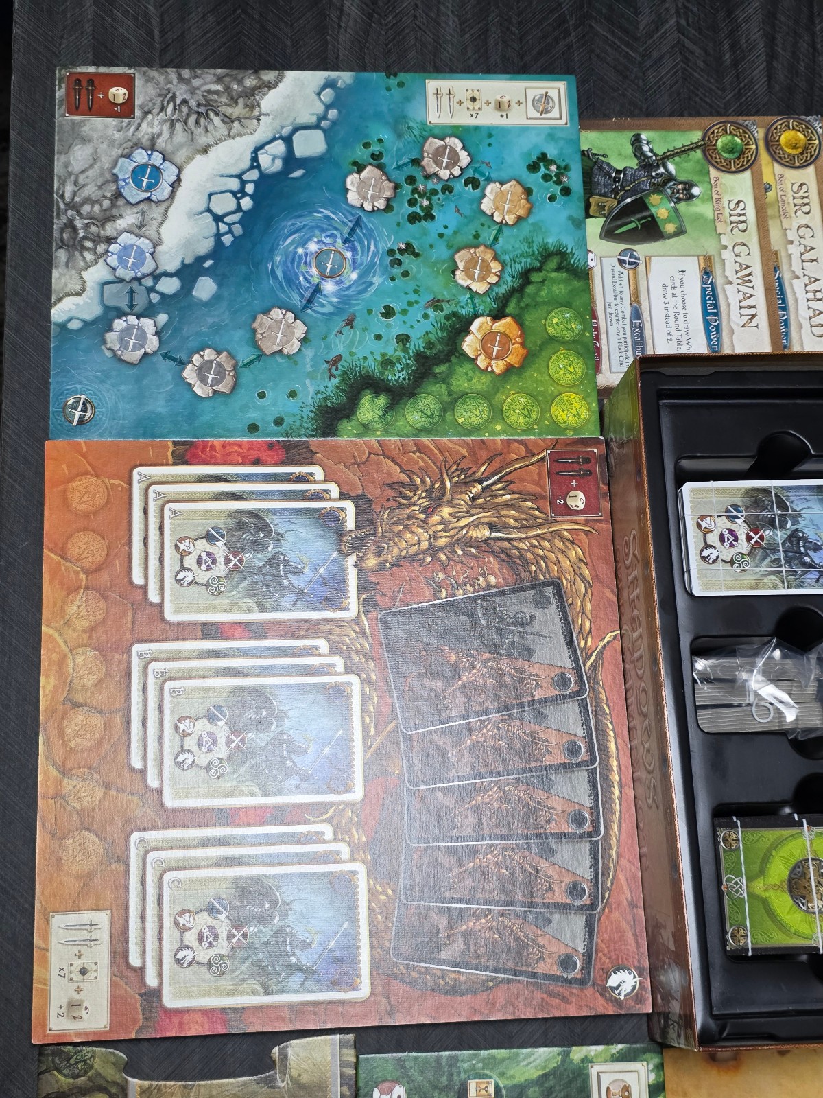 Shadows Over Camelot Days of Wonder Fantasy Board Game Complete In Great Shape