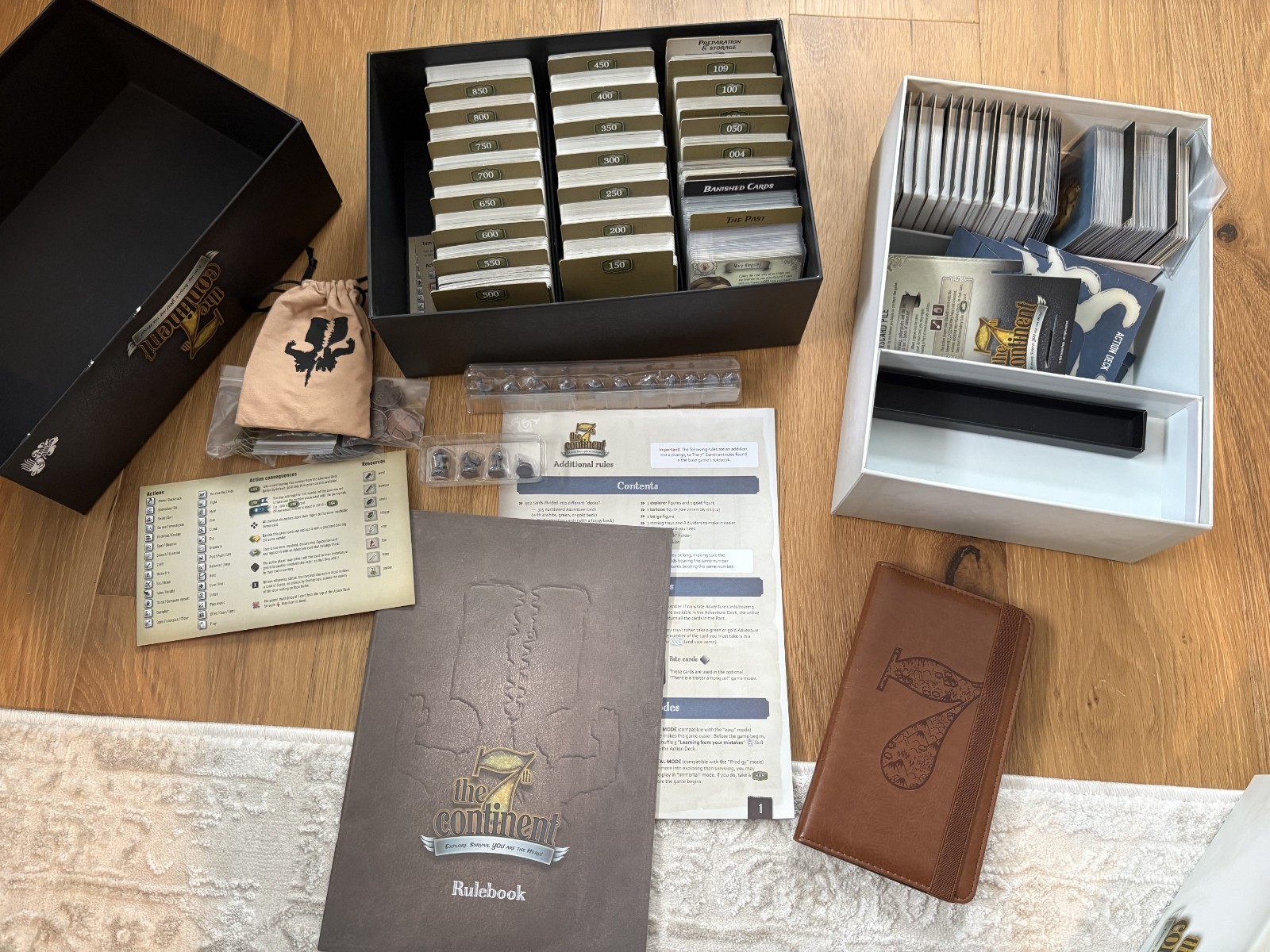 7th Continent 3rd Edition Base Game + What Goes Up Must Come Down (+expansions)