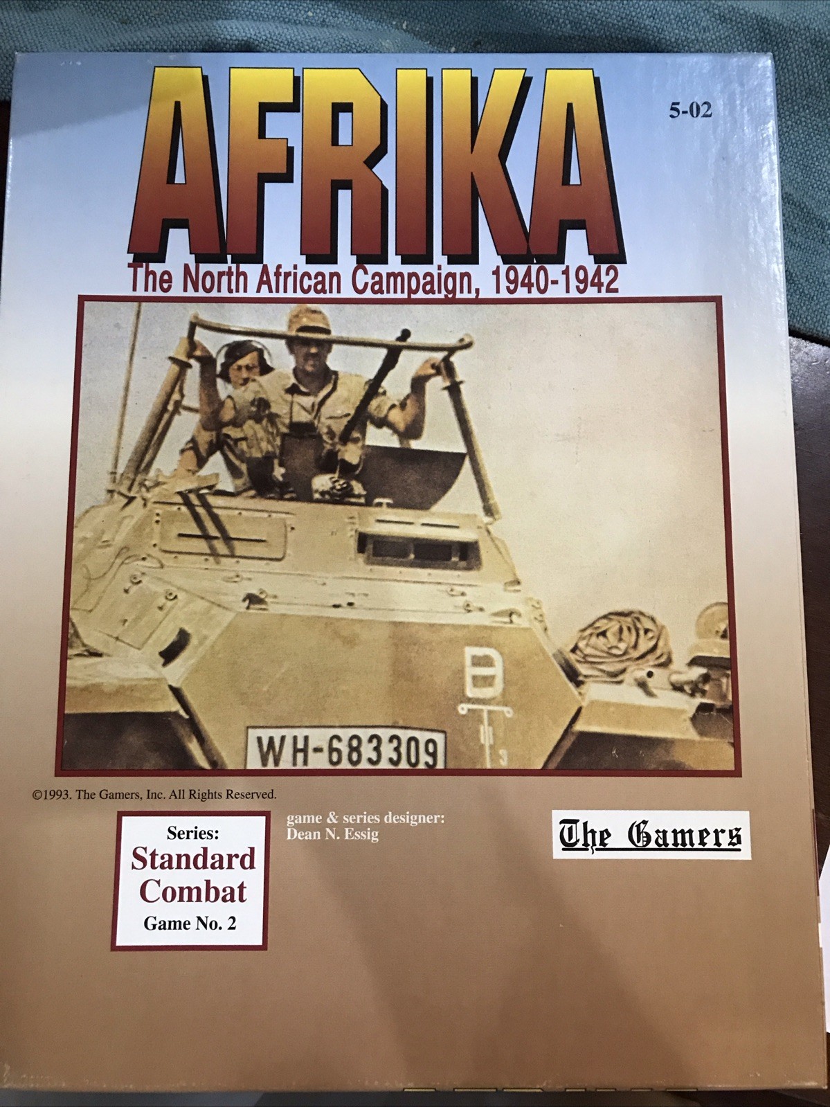 MMP/The Gamers – Afrika (Complete and Unpunched!) Great Condition
