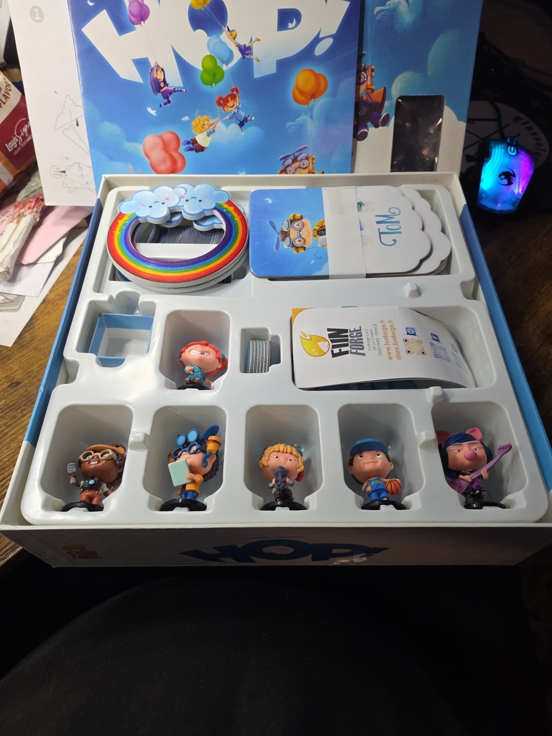 Hop! 3D Board Game Fun Forge, Complete