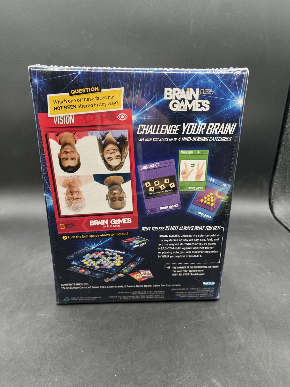 Board Game-Brain Games – The National Geographic Channel- Brand New Sealed