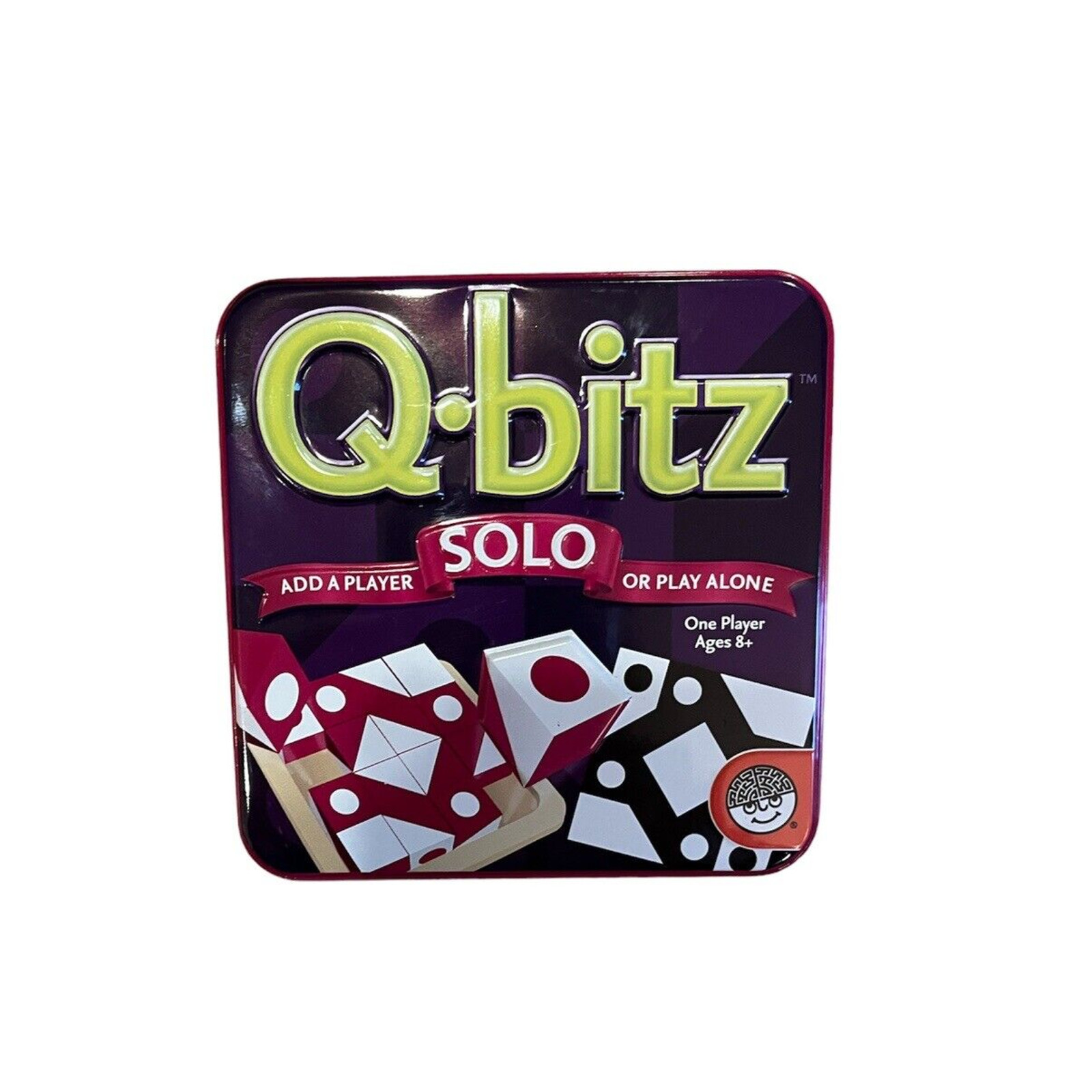 Q-bitz Solo Magenta Edition – Mindware Visual Cubed Game Puzzle Purple pre owned