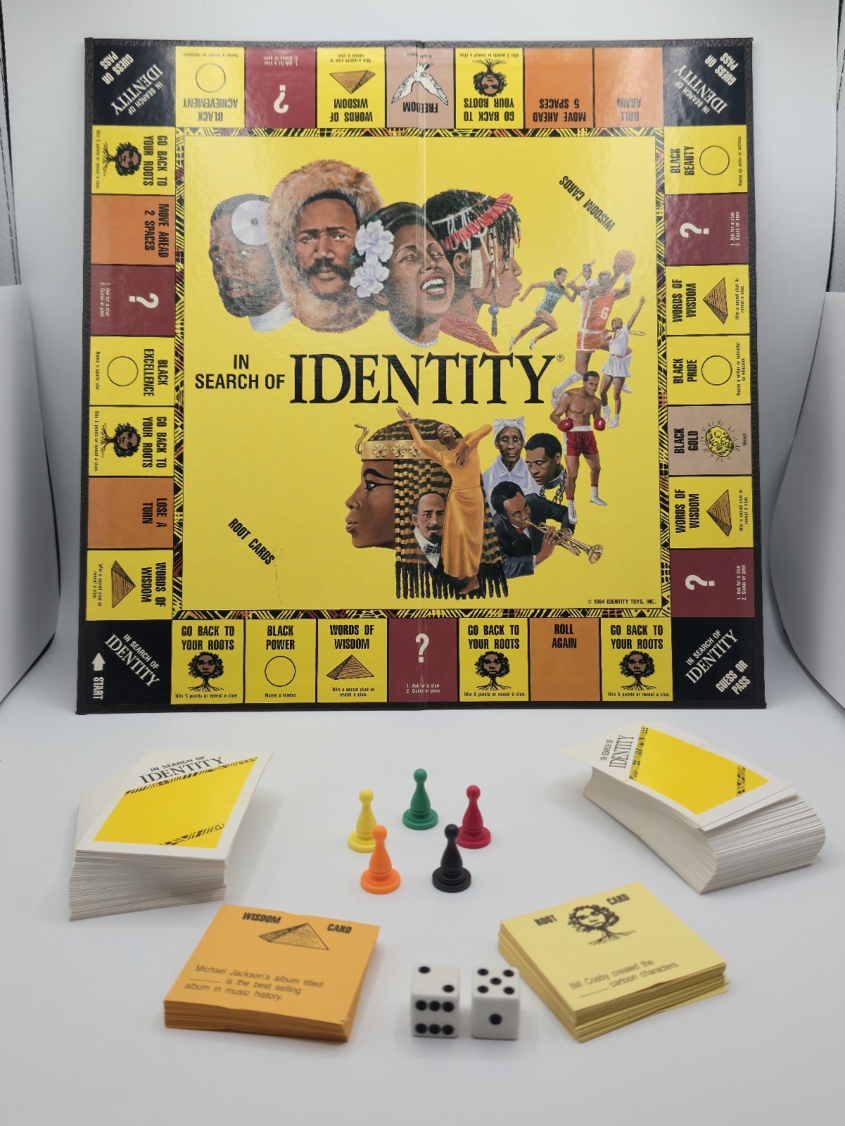 In Search of Identity Discover Black Heritage History Board Game 1984
