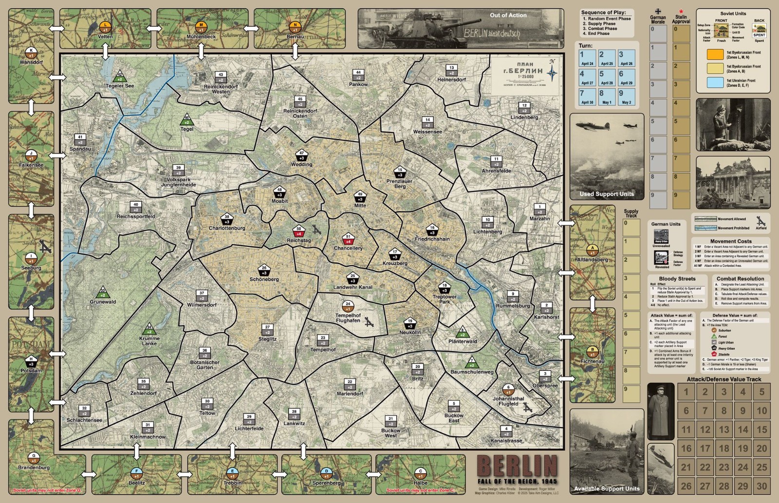 Revolution Wargames Berlin: Fall of the Reich, 1945 NISW Boxed Fast Shipping