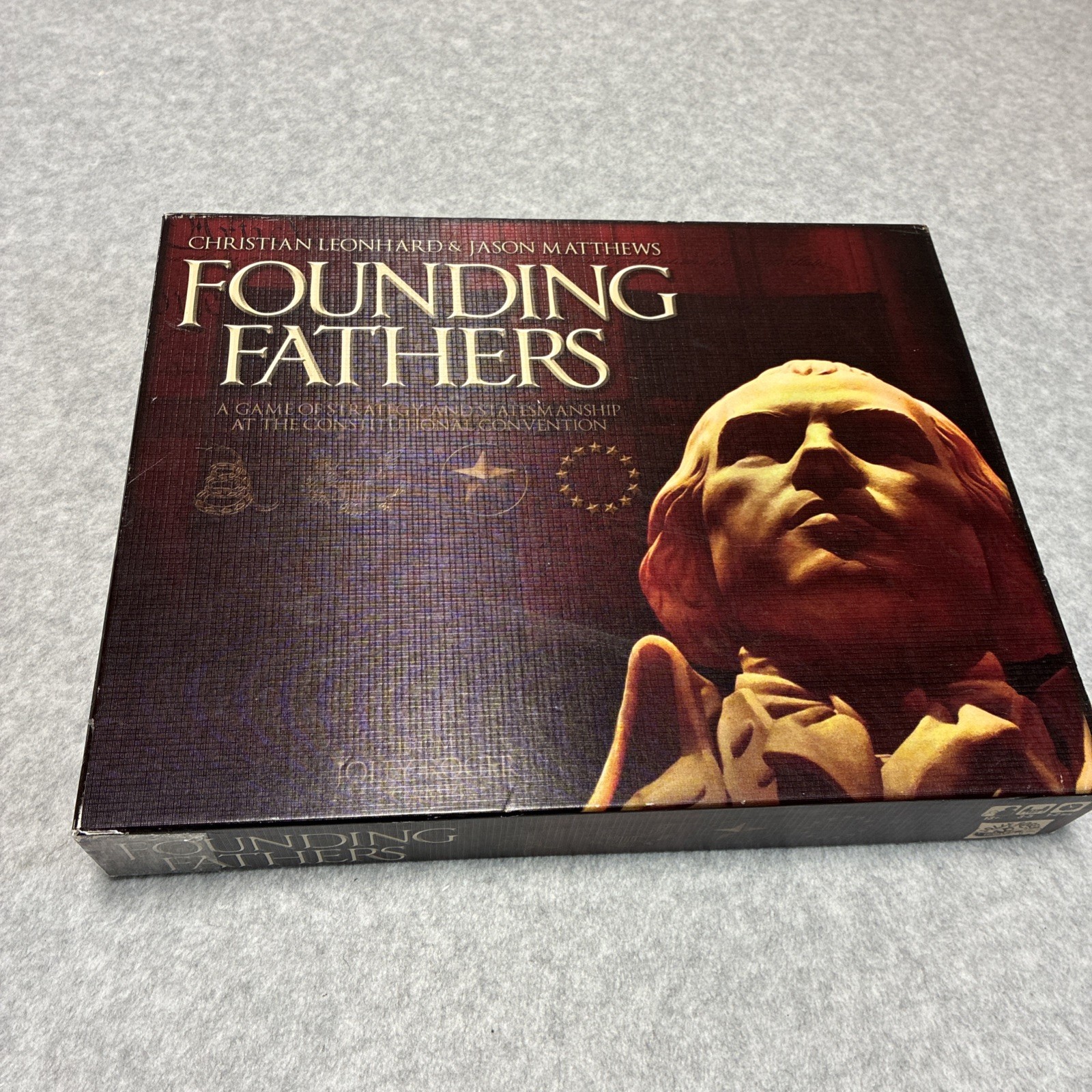 2010 Founding Fathers Statesmanship Board Game Jolly Roger’s Games Complete