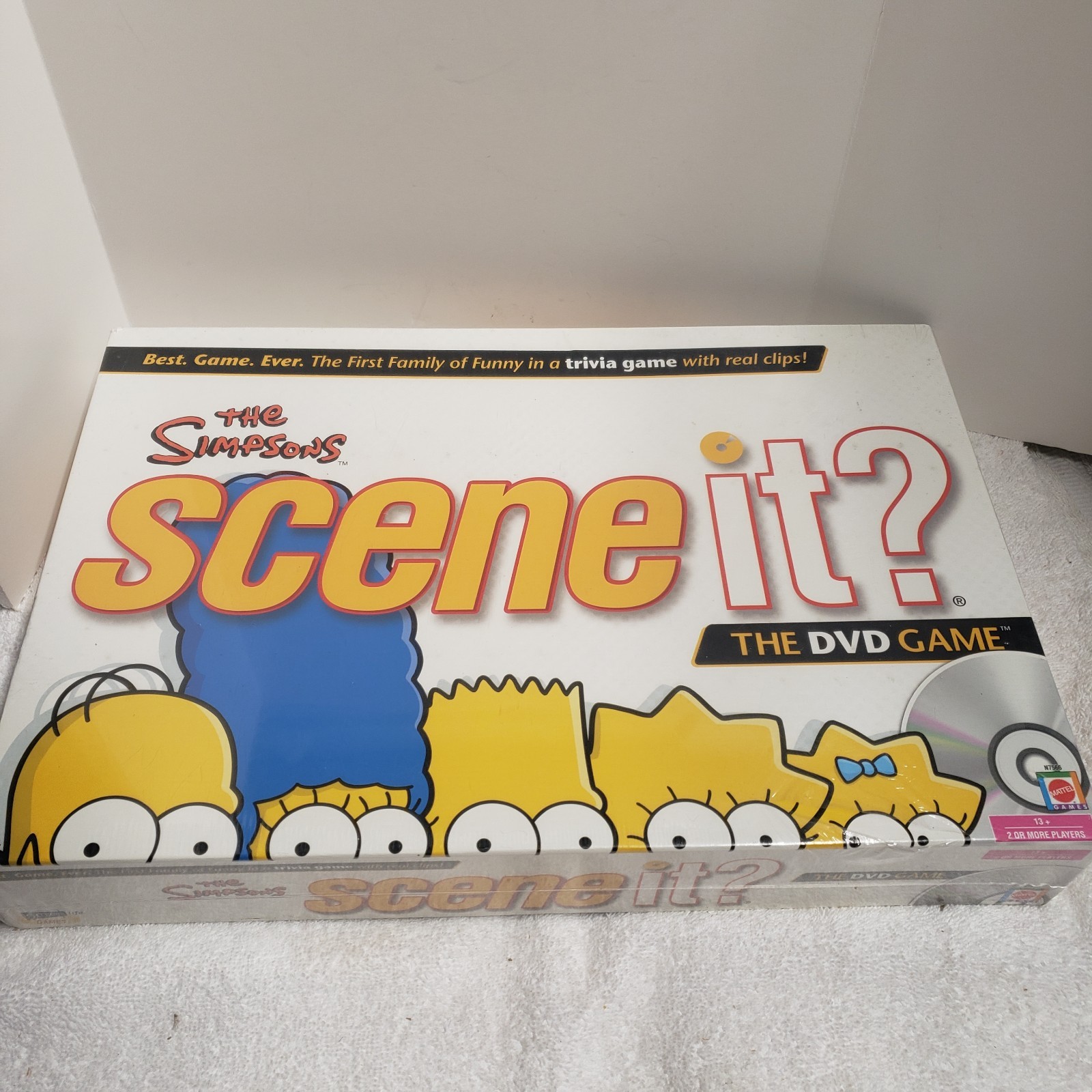 New Simpsons Scene It DVD Trivia Board Game by Mattel Sealed