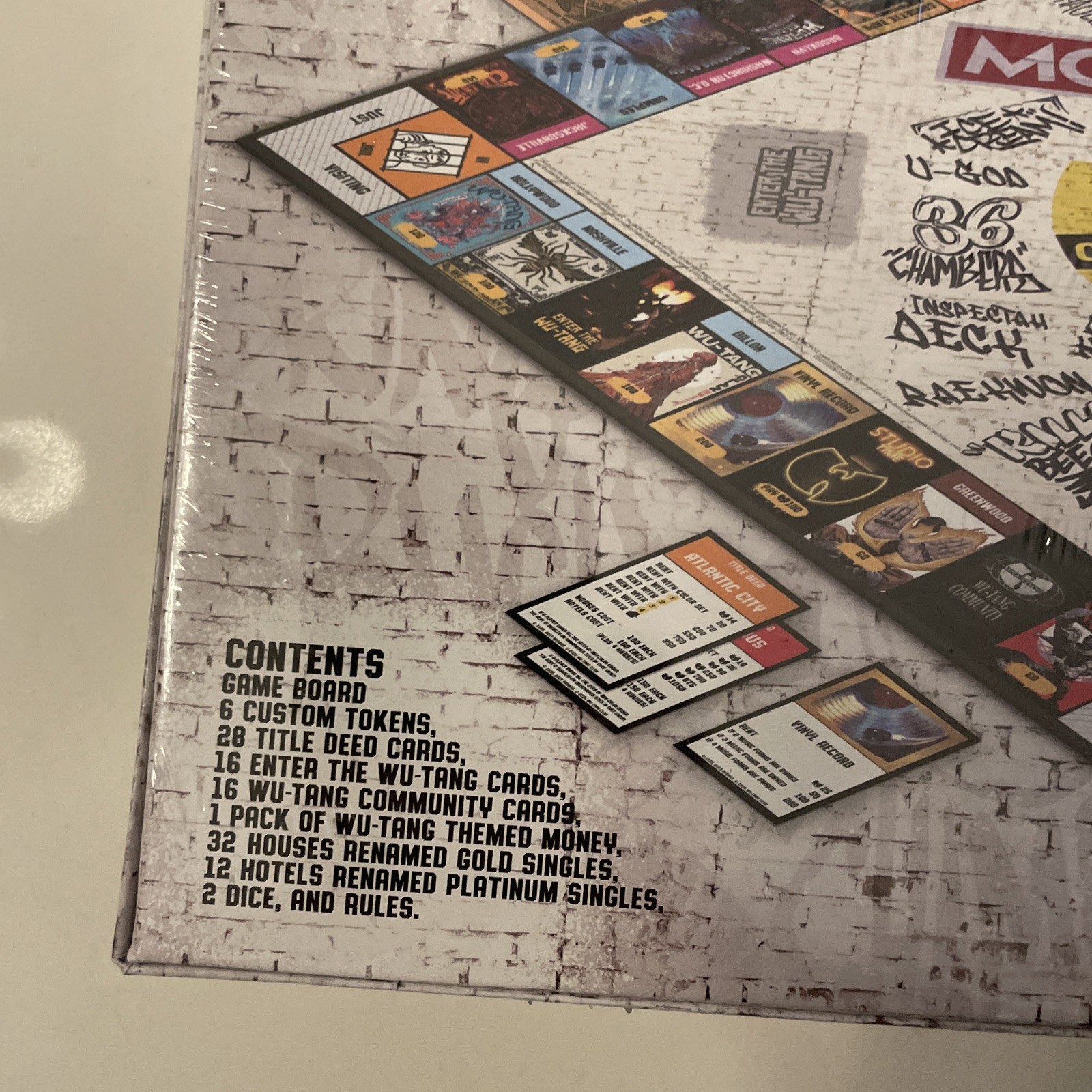 Wu Tang Clan Limited Edition Official Monopoly Board Game Sealed