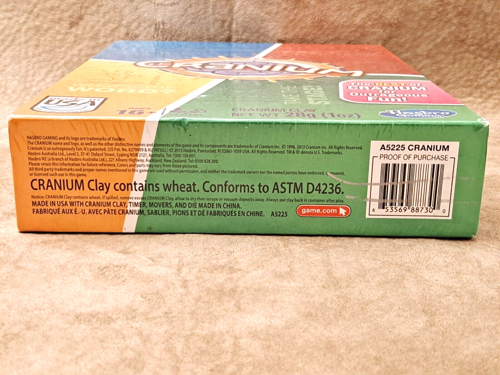 Cranium Board Game 4+ Players 16 to Adult NEW & Factory Sealed! Made in USA.