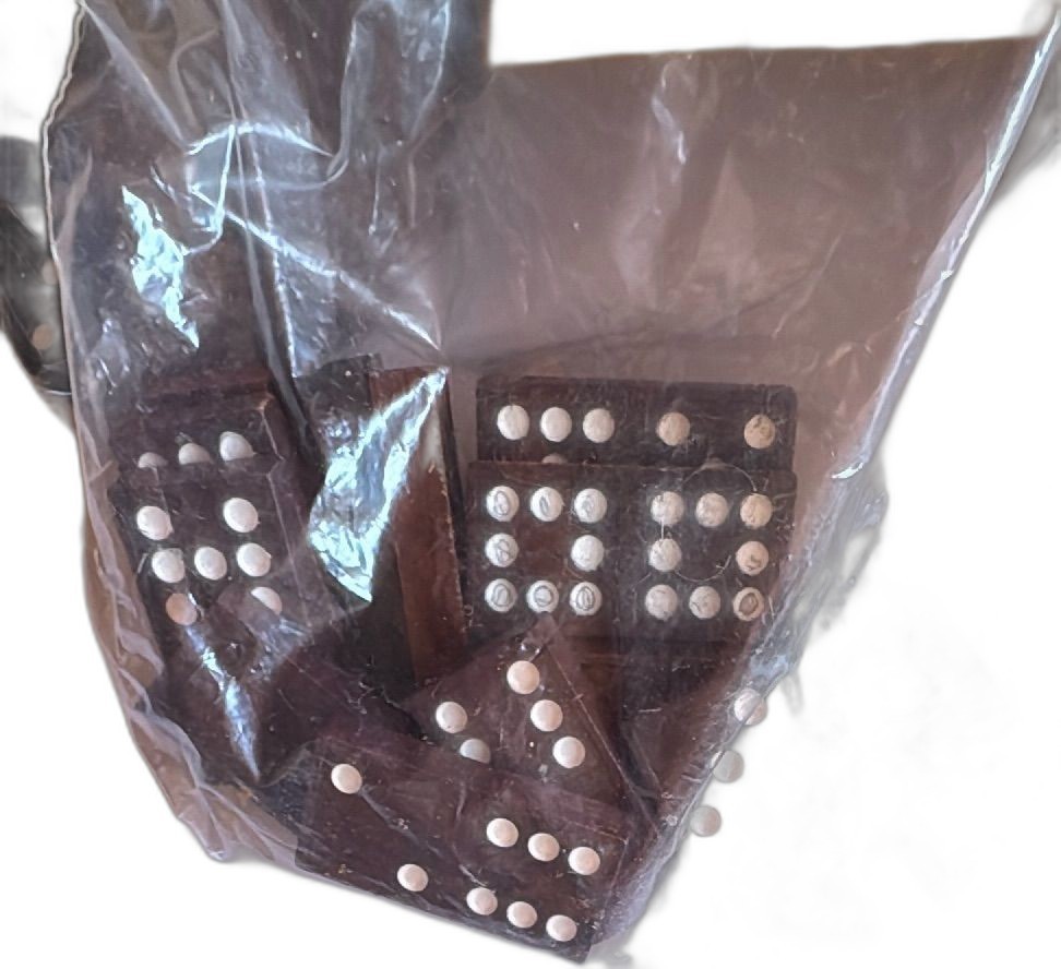 Vintage Dragon Design Dominoes Bulk Lot 22 Packages Mixed Wood Plastic Game Piec