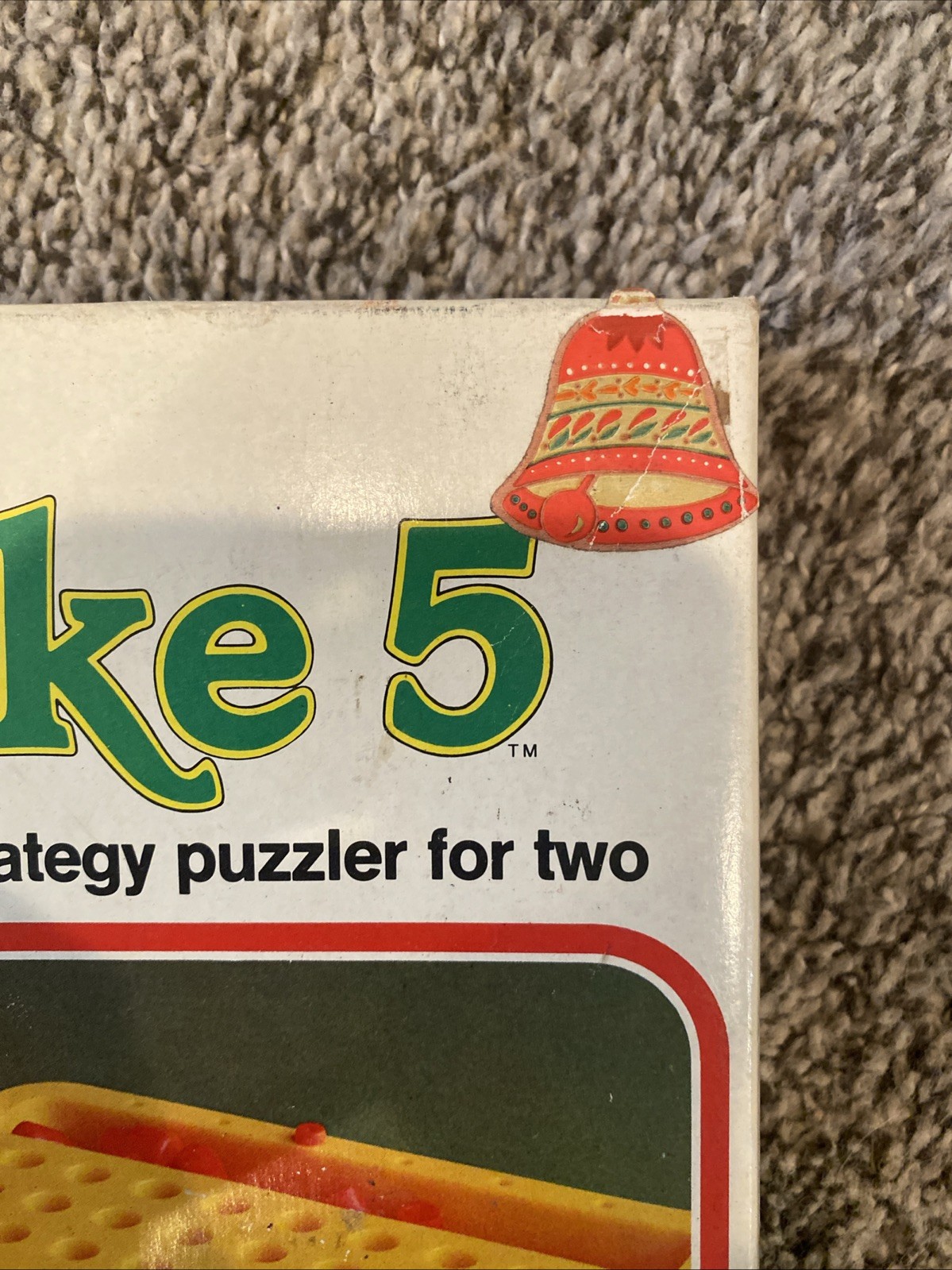 Vintage “Take 5” Game w/ Box 1977 Gabriel Hi-Q Strategy Puzzler