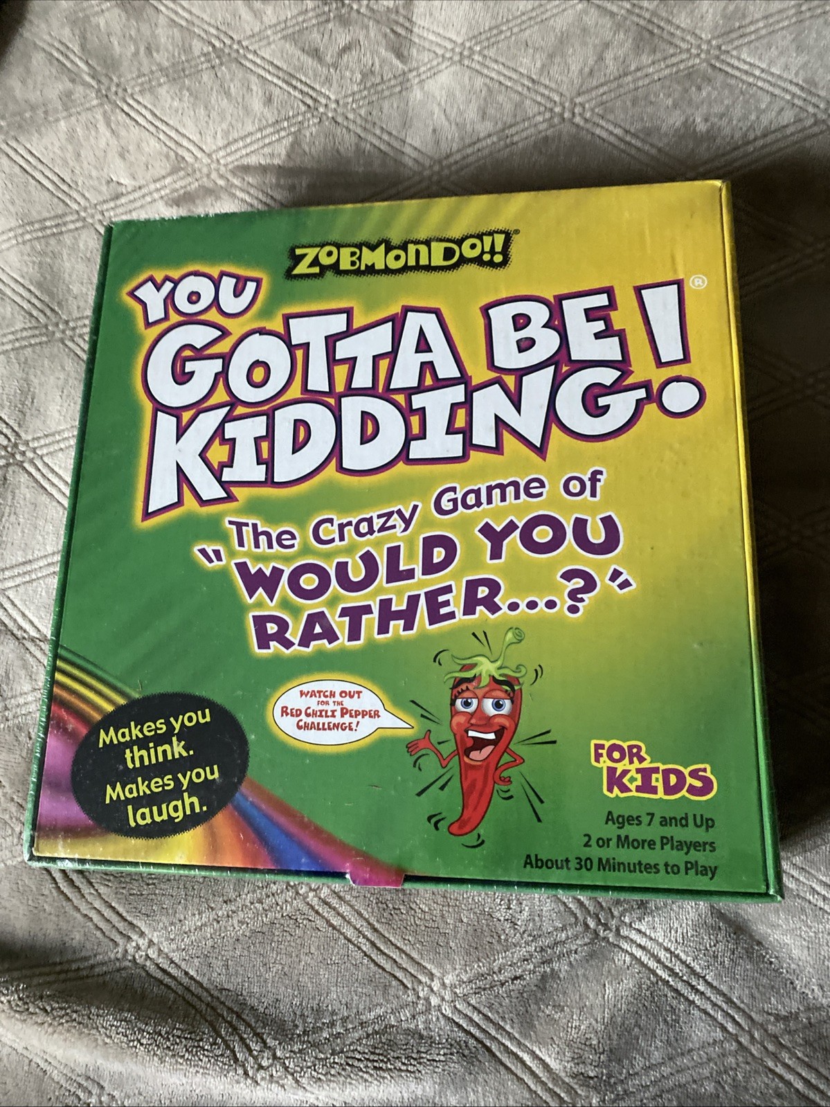 ZOBMONDO!! You Gotta Be Kidding! Would You Rather Game (Ages 7+) SEALED New