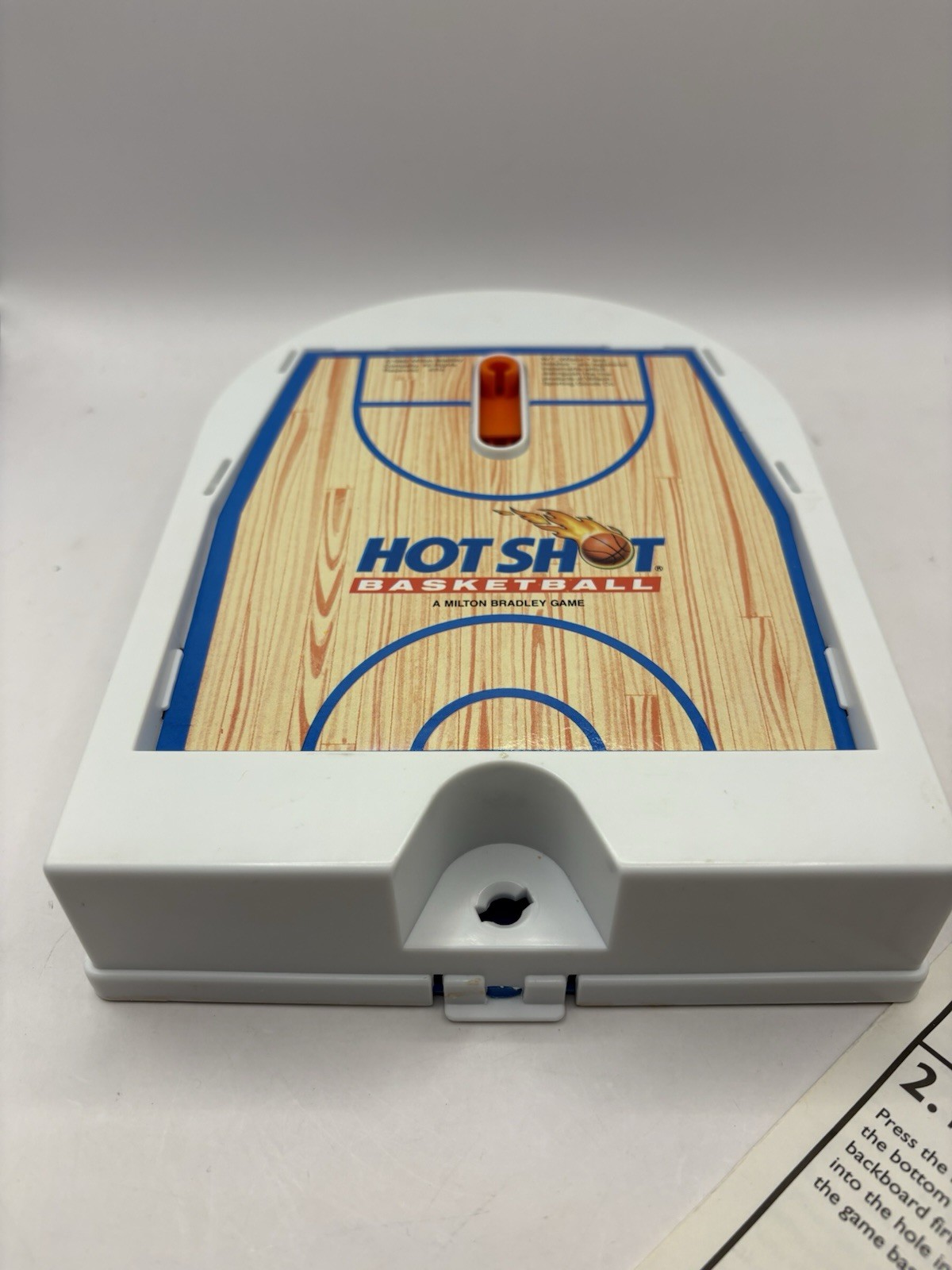 Vintage 1992 Milton Bradley Travel Hot Shot Basketball Game w/ Box Complete!