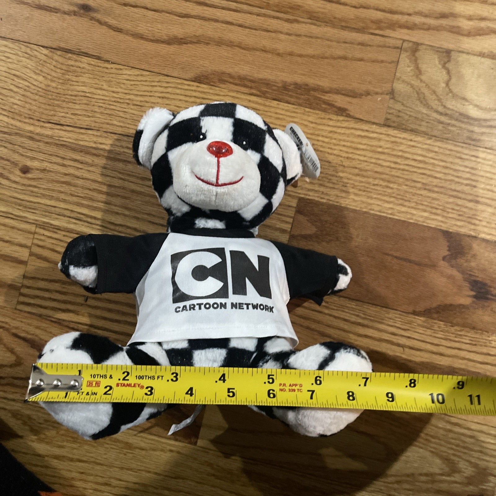 Checkers Bear. Cartoon Network Rare- Still Has Tags Attached.