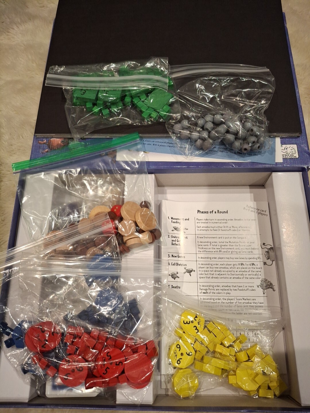 Primordial Soup / URSUPPE Board Game, Out of Print Z-Man Games 100% Complete