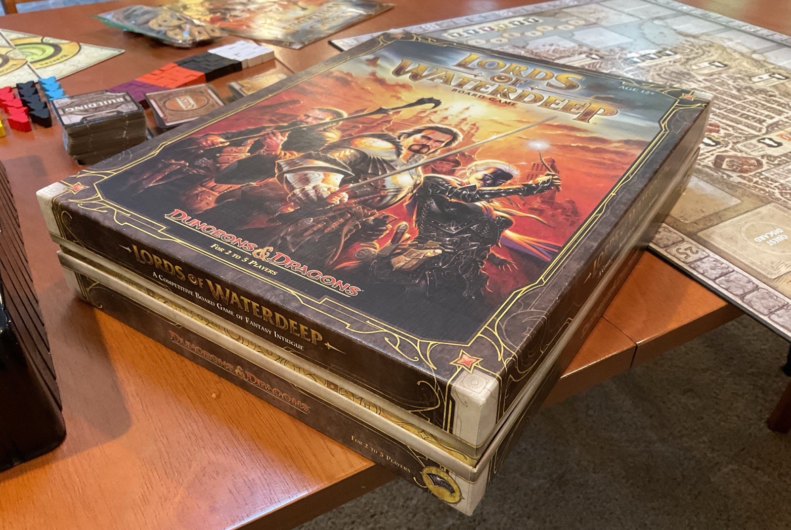 Wizards of the Coast Lords of Waterdeep Dungeons and Dragons Board Game COMPLETE