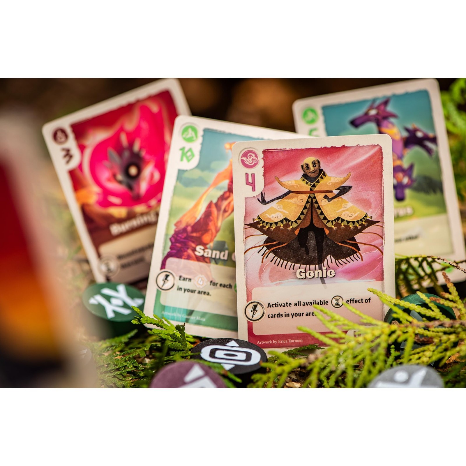Monster Taming Card Game – Vale of Eternity, Strategy Drafting for 2-4 Players,