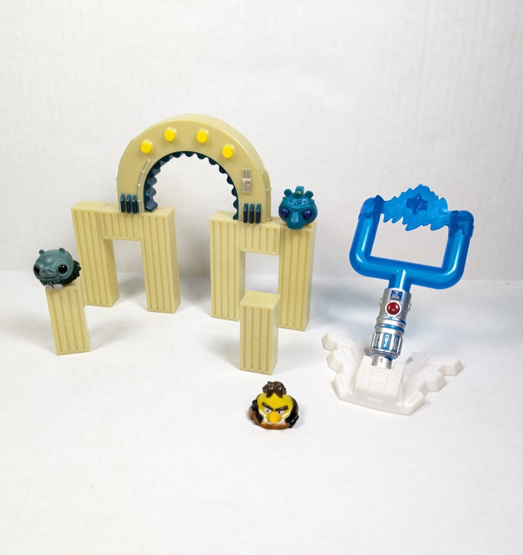 READ Angry Birds Star Wars Sets Lot of 6 Geonosis Tatooine Endor Both Jabba+