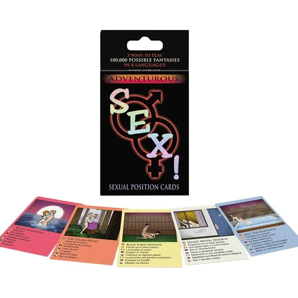 Adventurous Sex! Couples Foreplay Card Game