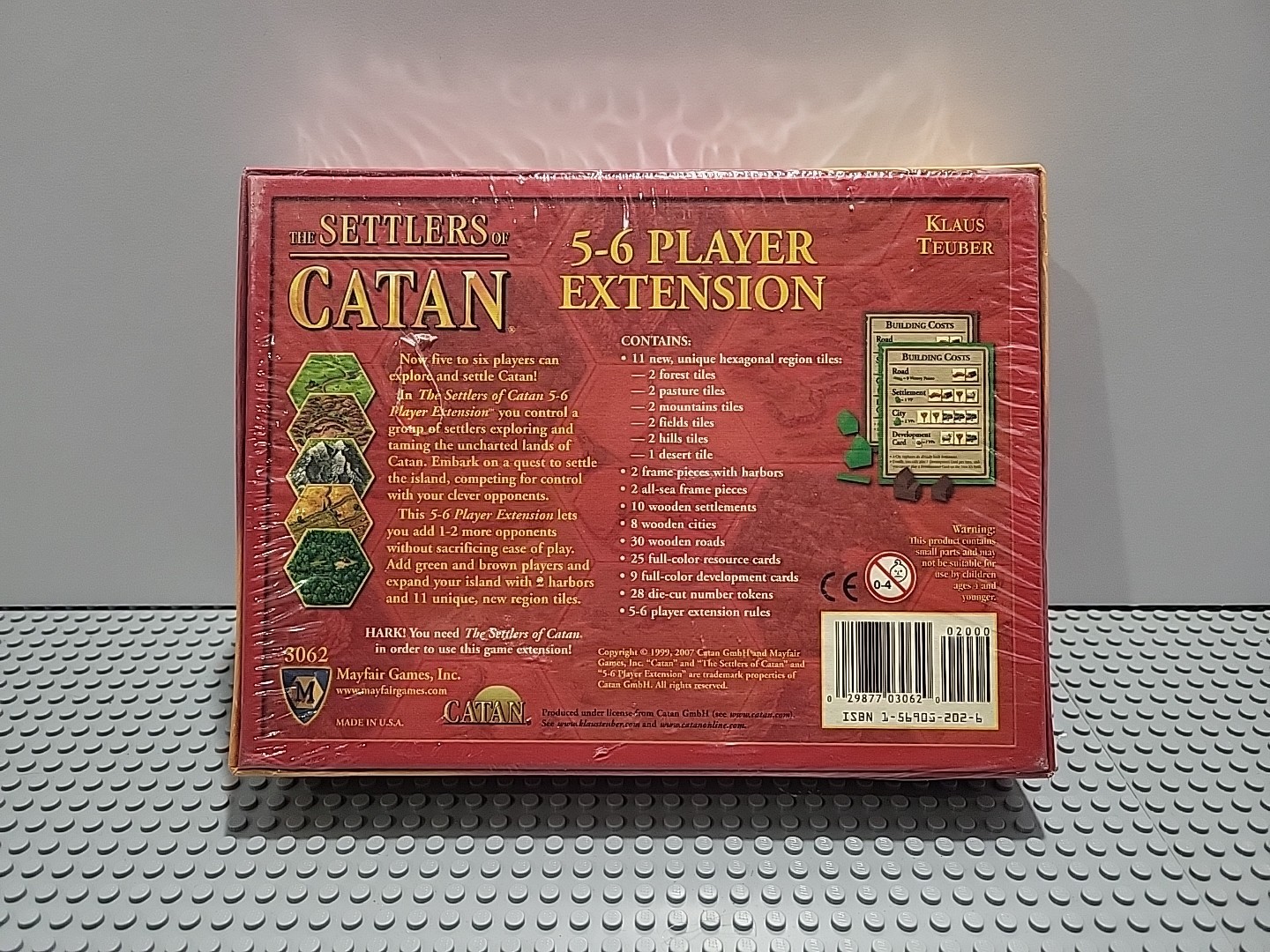 The Settlers of Catan 5-6 Player Extension Mayfair Games #3062 Expansion Sealed