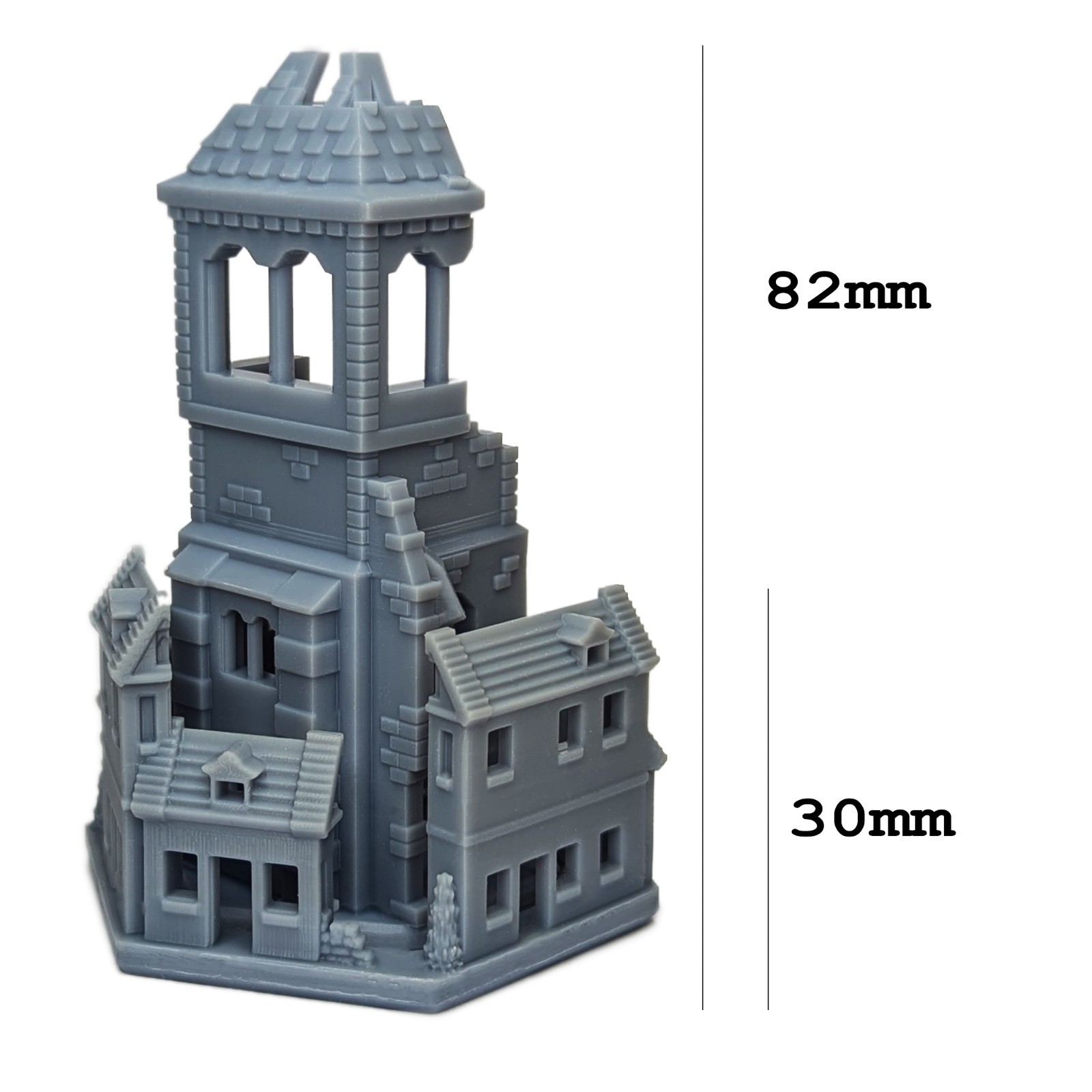 WW2 15mm European Sniper Tower & Town Building TTRPG Memoir 44 Axis Allies