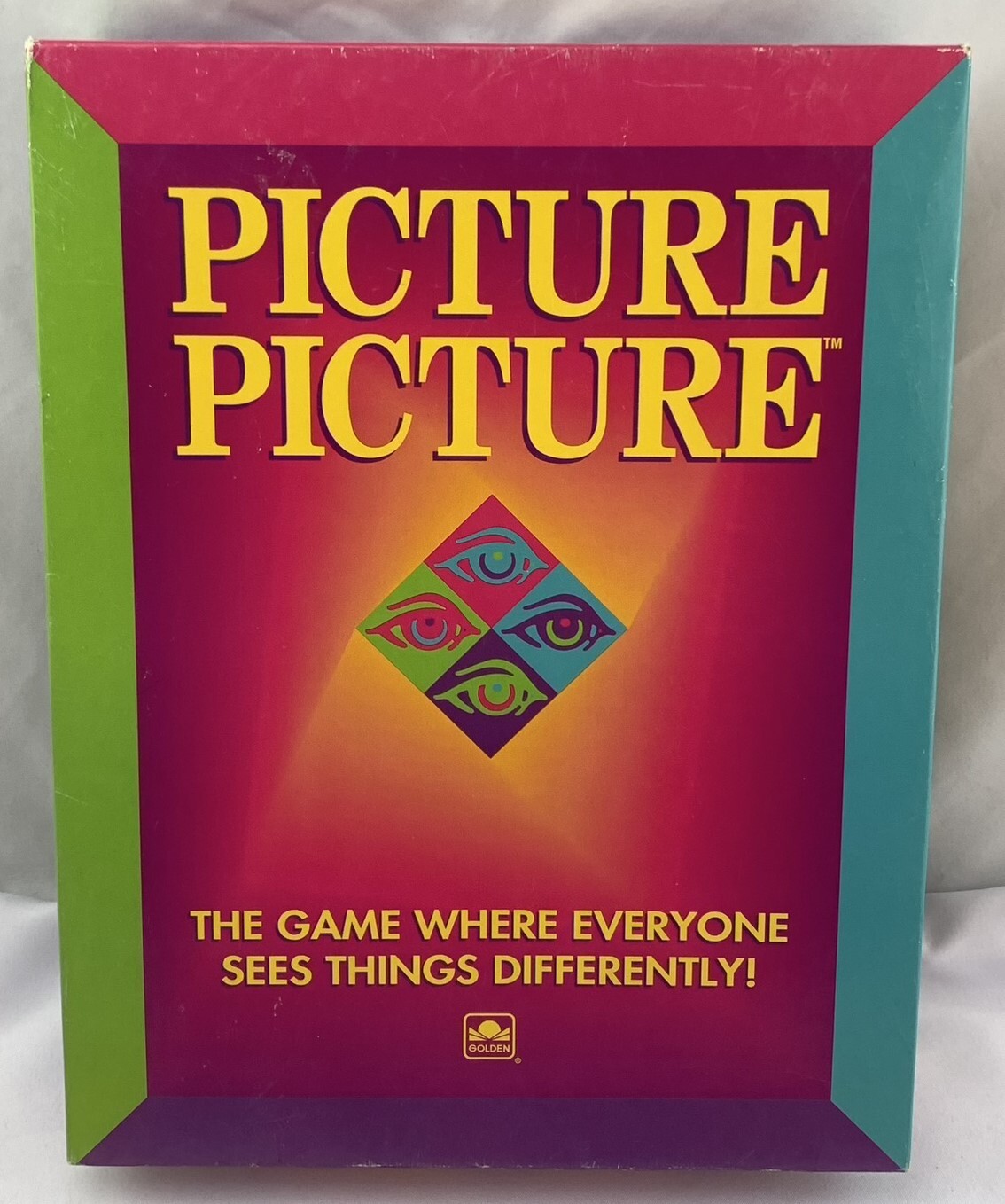 1992 Picture Picture Board Game by Golden Complete in Very Good Cond FREE SHIP